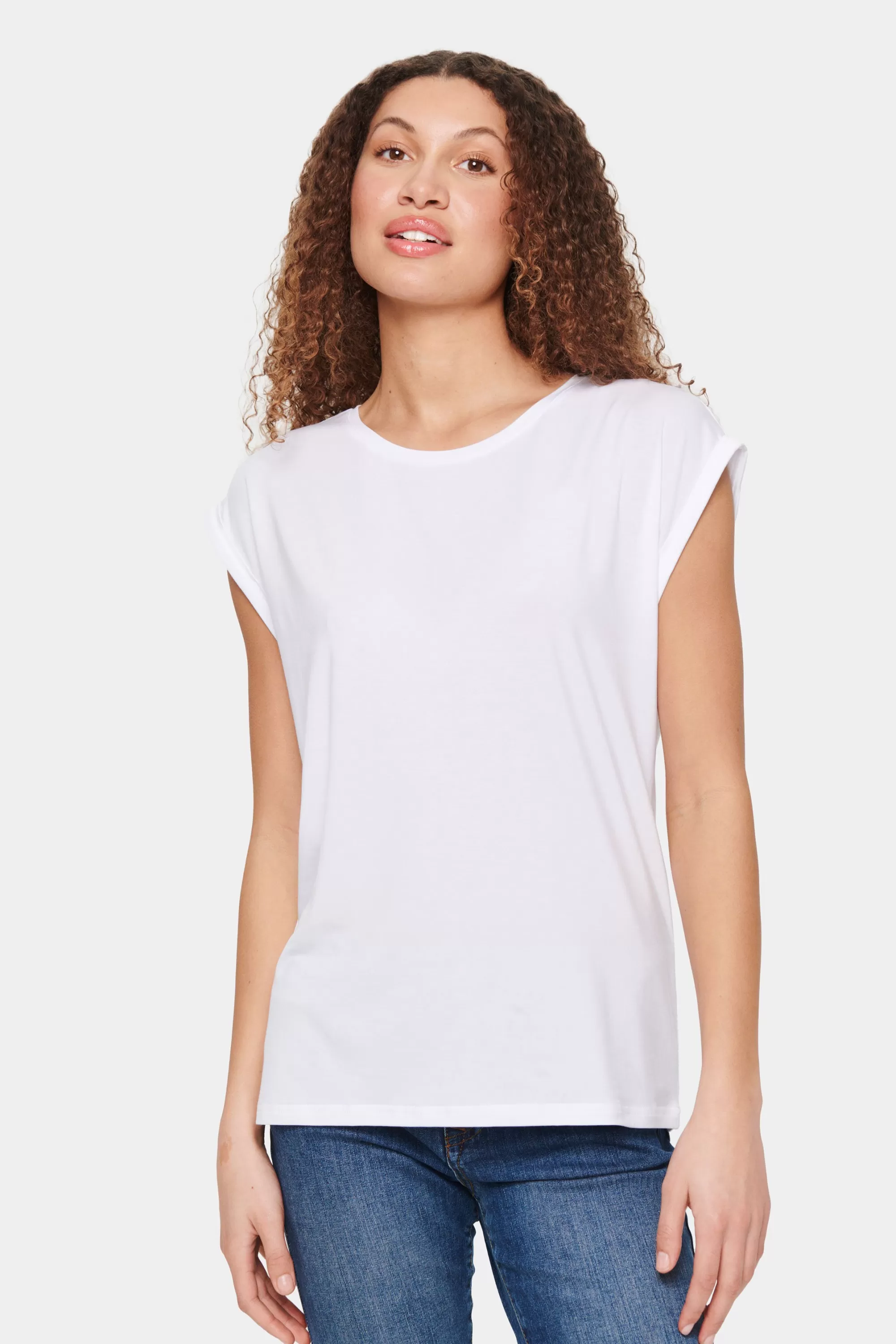 SaintTropez AdeliaSZ T-Shirt BrightWhite Flash Sale