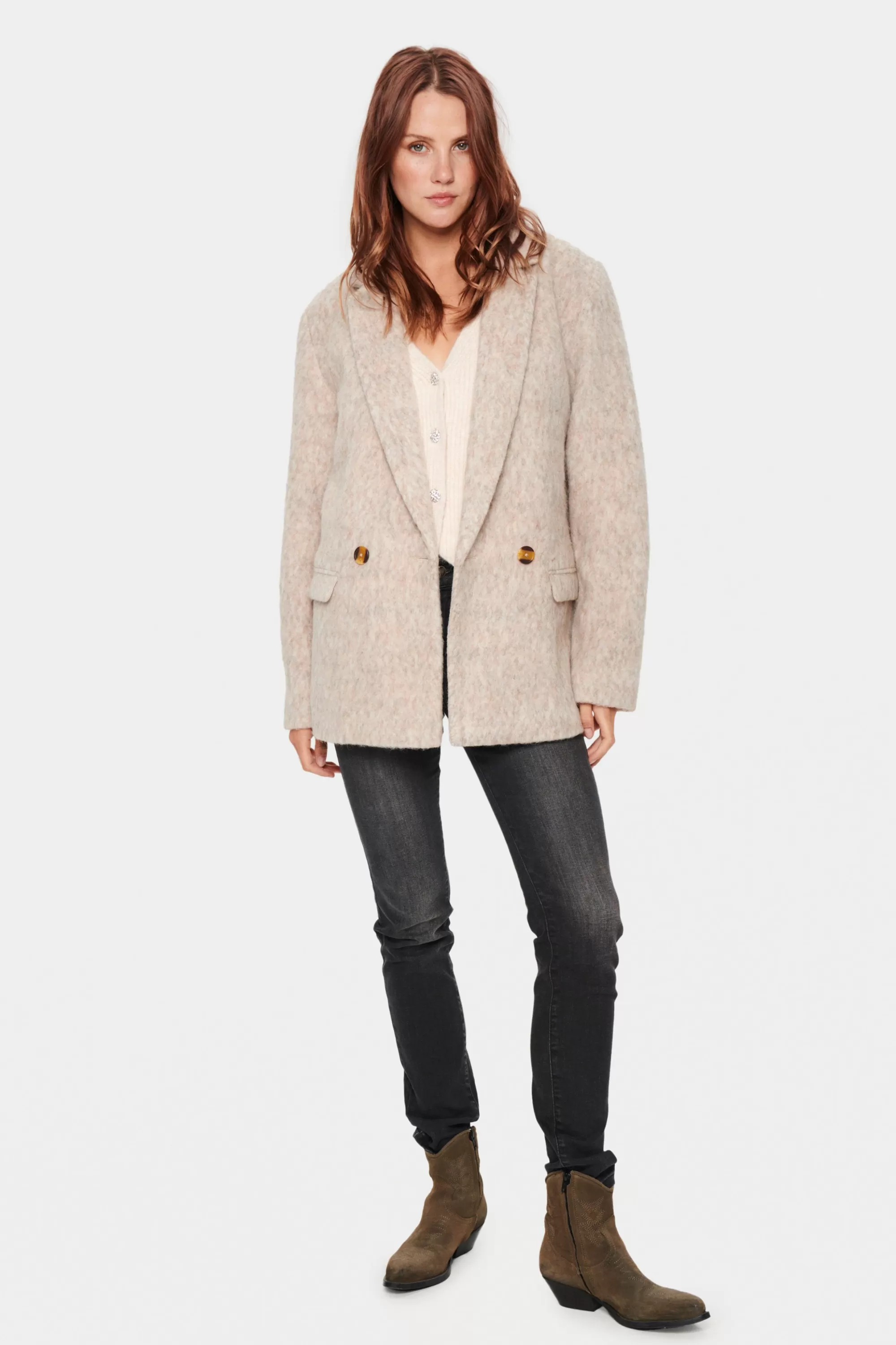 SaintTropez AmberSZ Blazer AmphoraMelange Best Sale