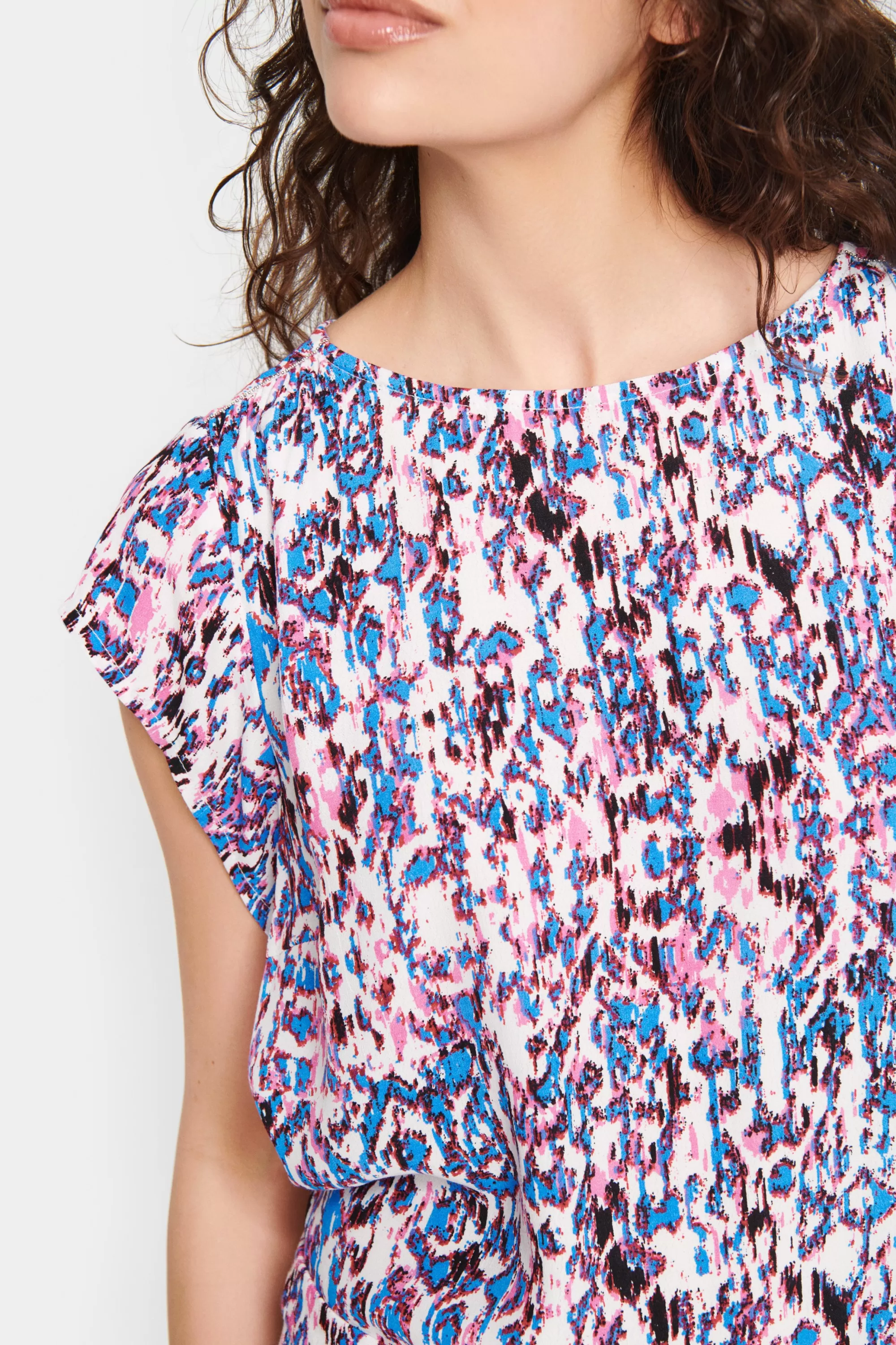 SaintTropez BlancaSZ Blus PinkC.IkatPaint Sale