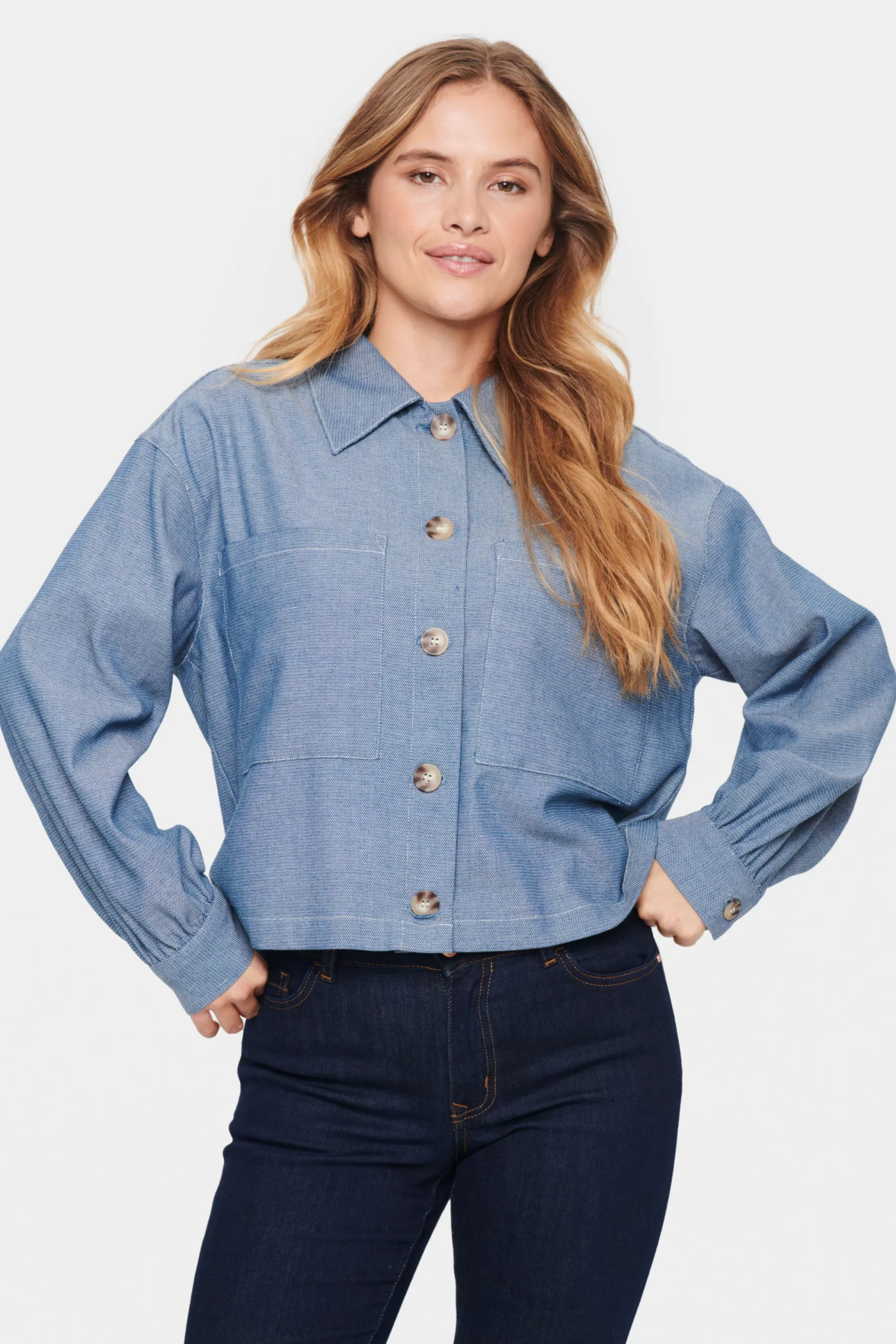 SaintTropez CijaSZ Casual jakke OmbreBlue Discount