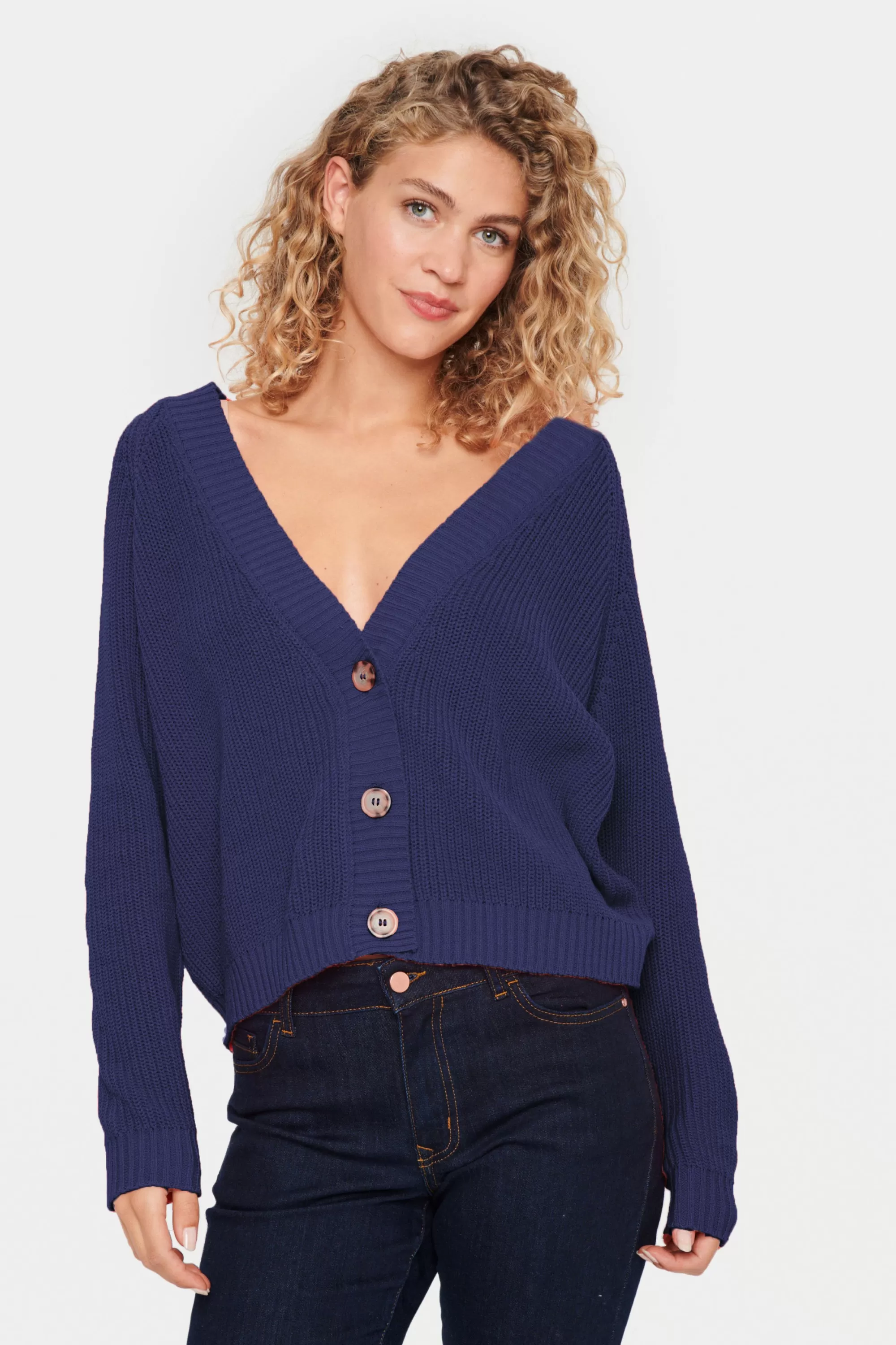 SaintTropez CloudySZ Cardigan PatriotBlue Store