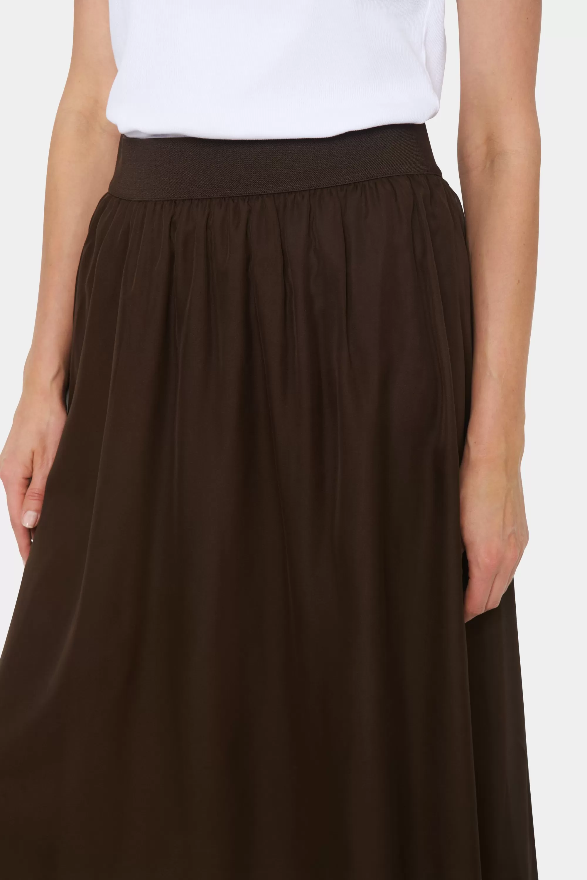 SaintTropez CoralSZ Kjol ChocolateBrown Best Sale