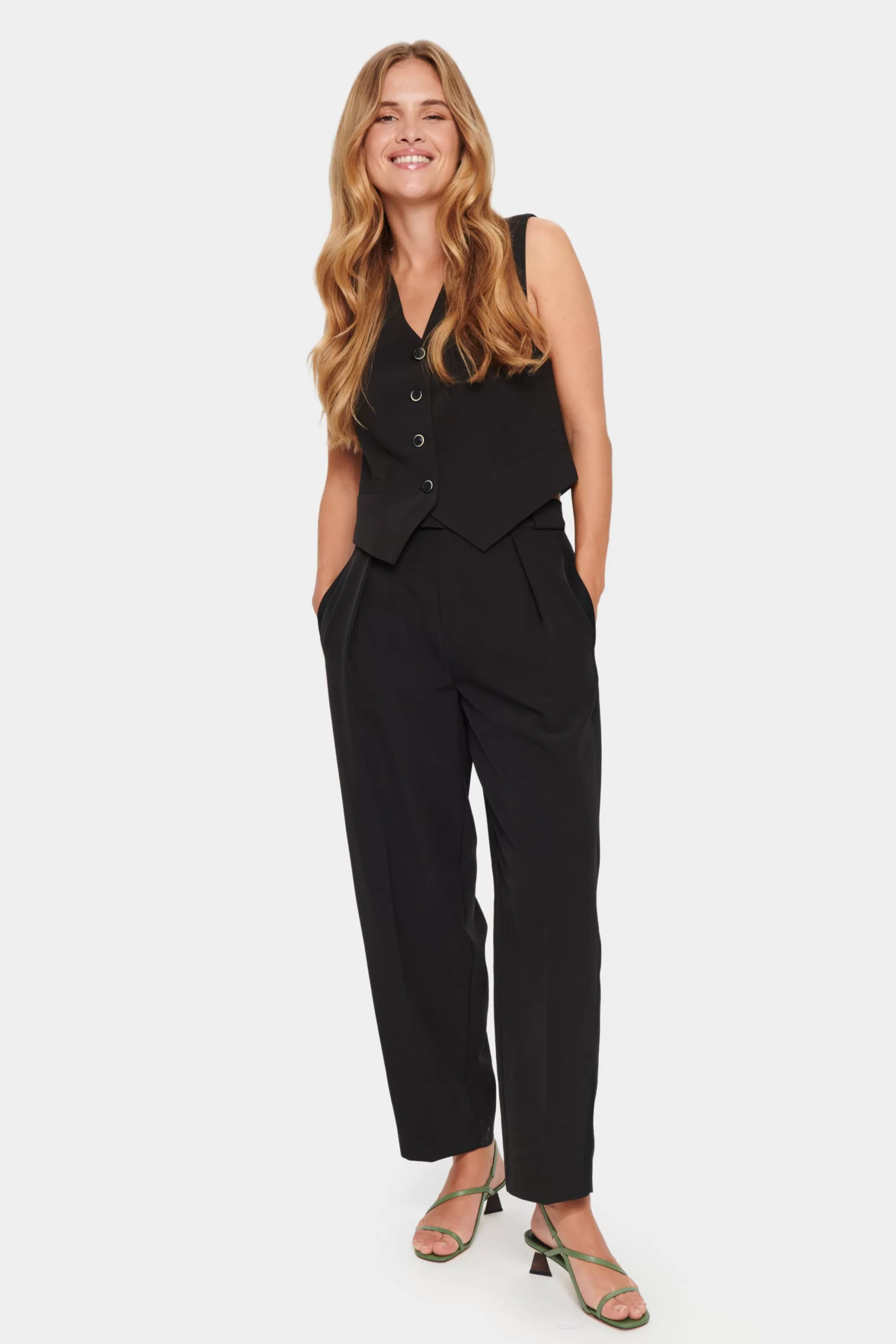 SaintTropez CosetteSZ Byxor Black Discount