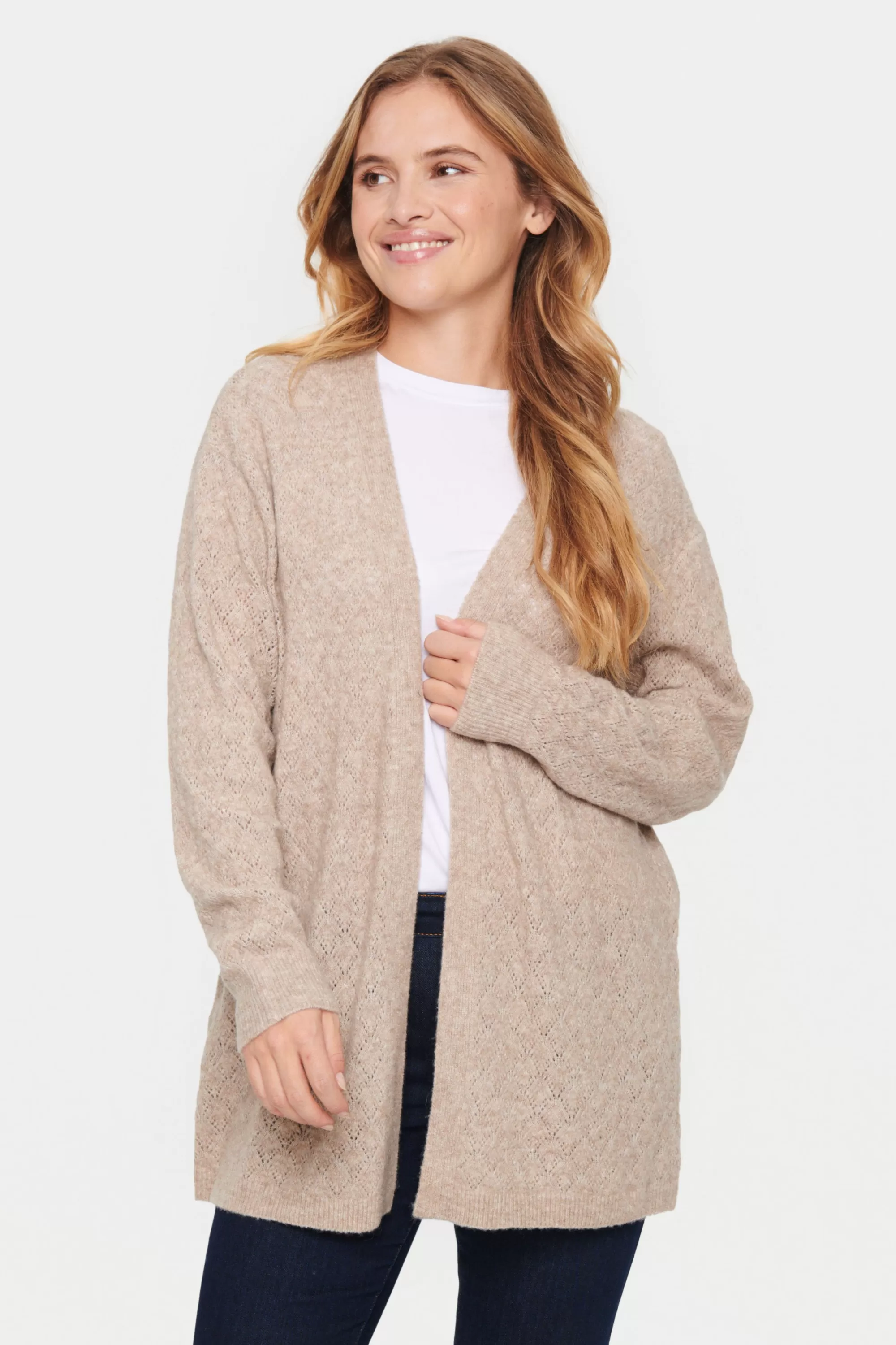 SaintTropez DacSZ Cardigan AtmosMelange Cheap