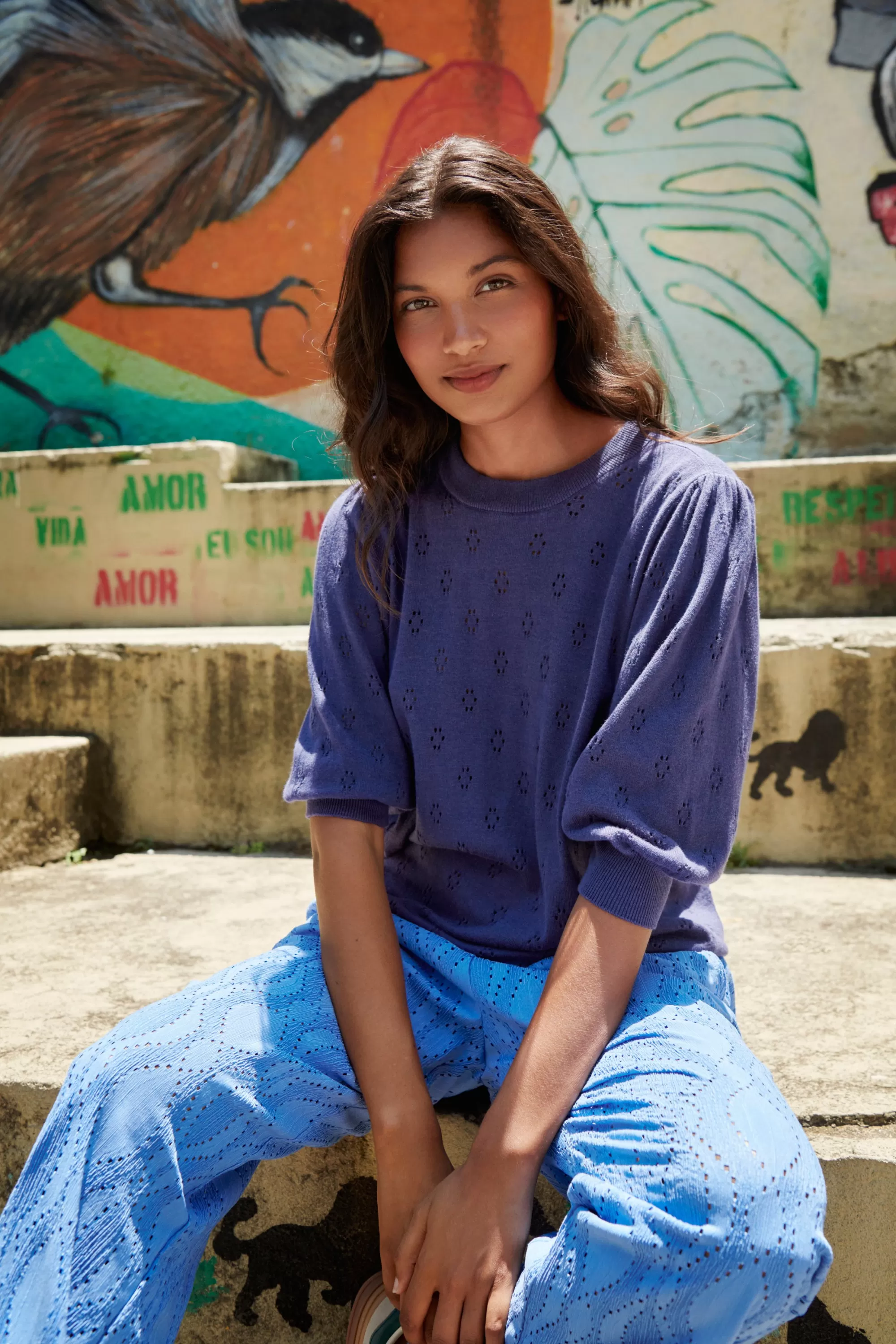 SaintTropez DorrisSZ Byxor Ultramarine Hot