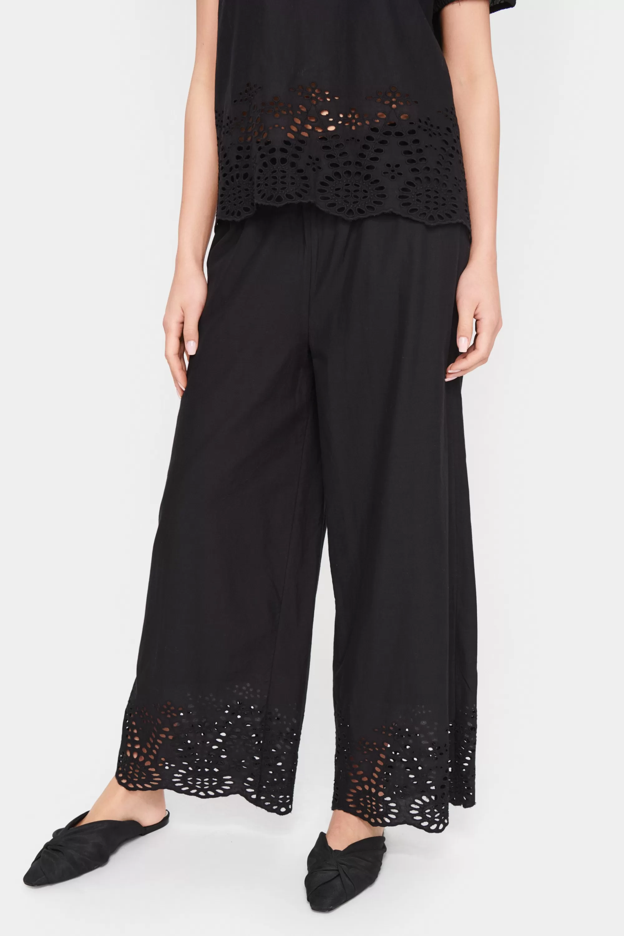SaintTropez EamajaSZ Byxor Black Cheap