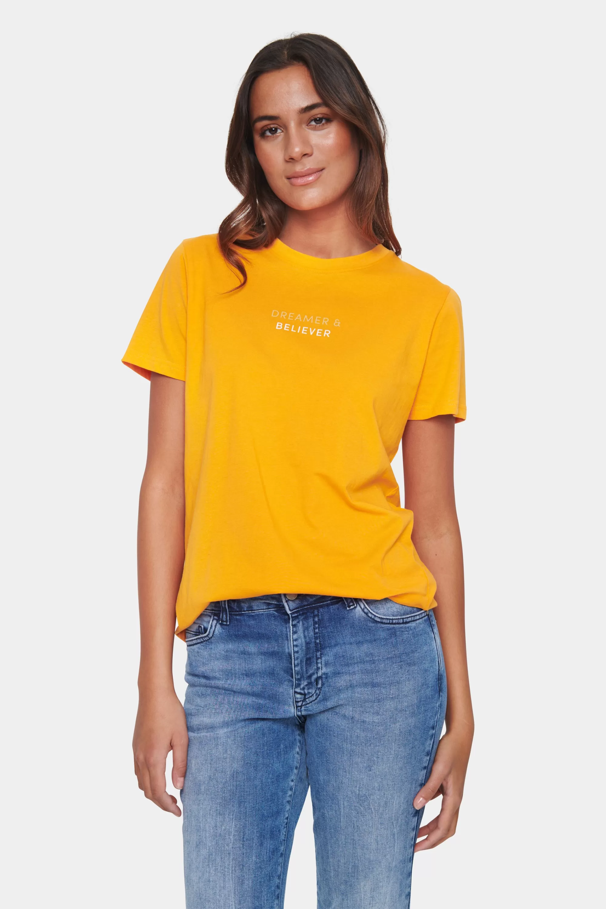 SaintTropez EbbaSZ T-shirt Apricot Outlet