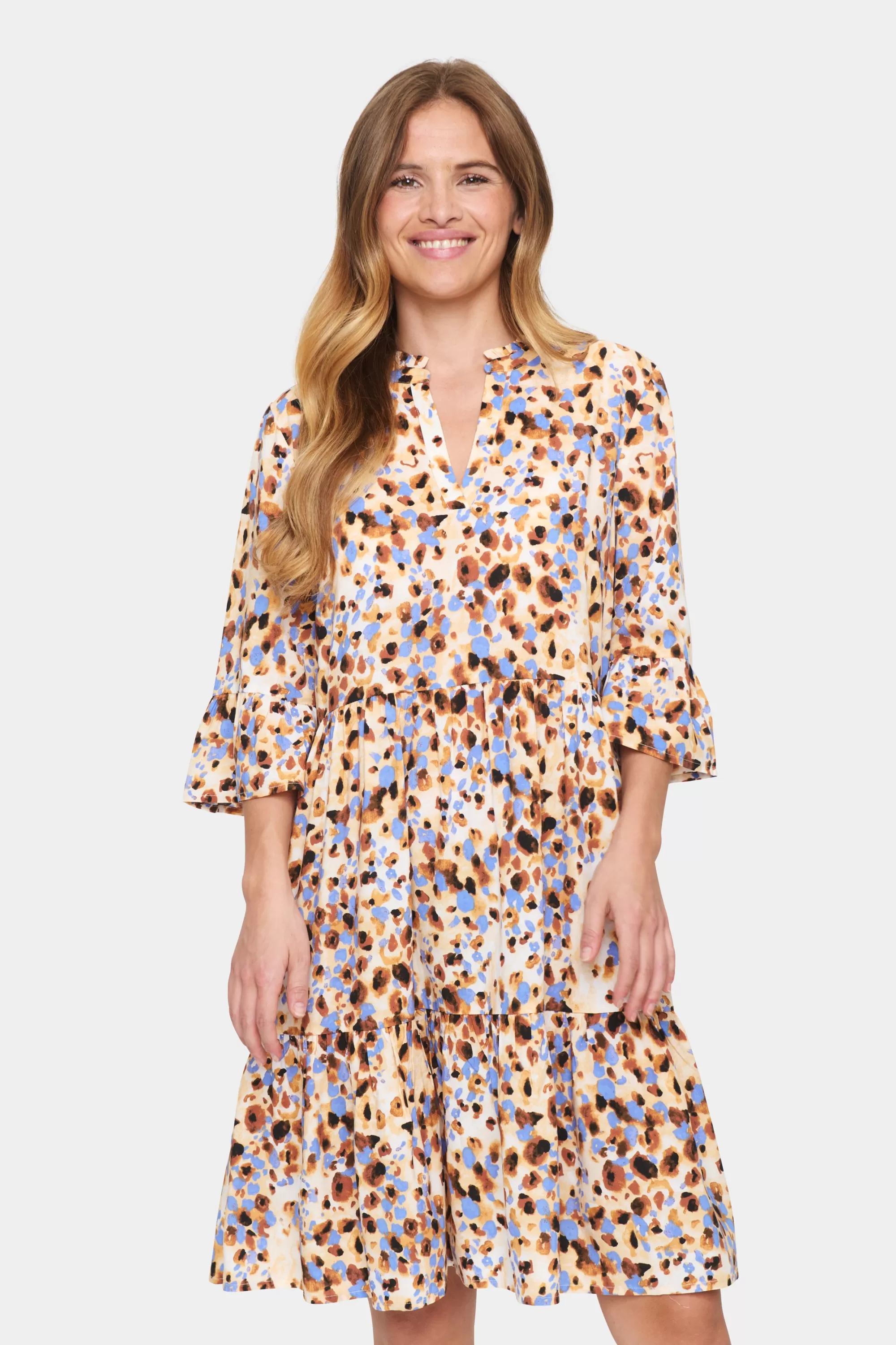 SaintTropez EdaSZ Klänning BirchDotLeopard Flash Sale