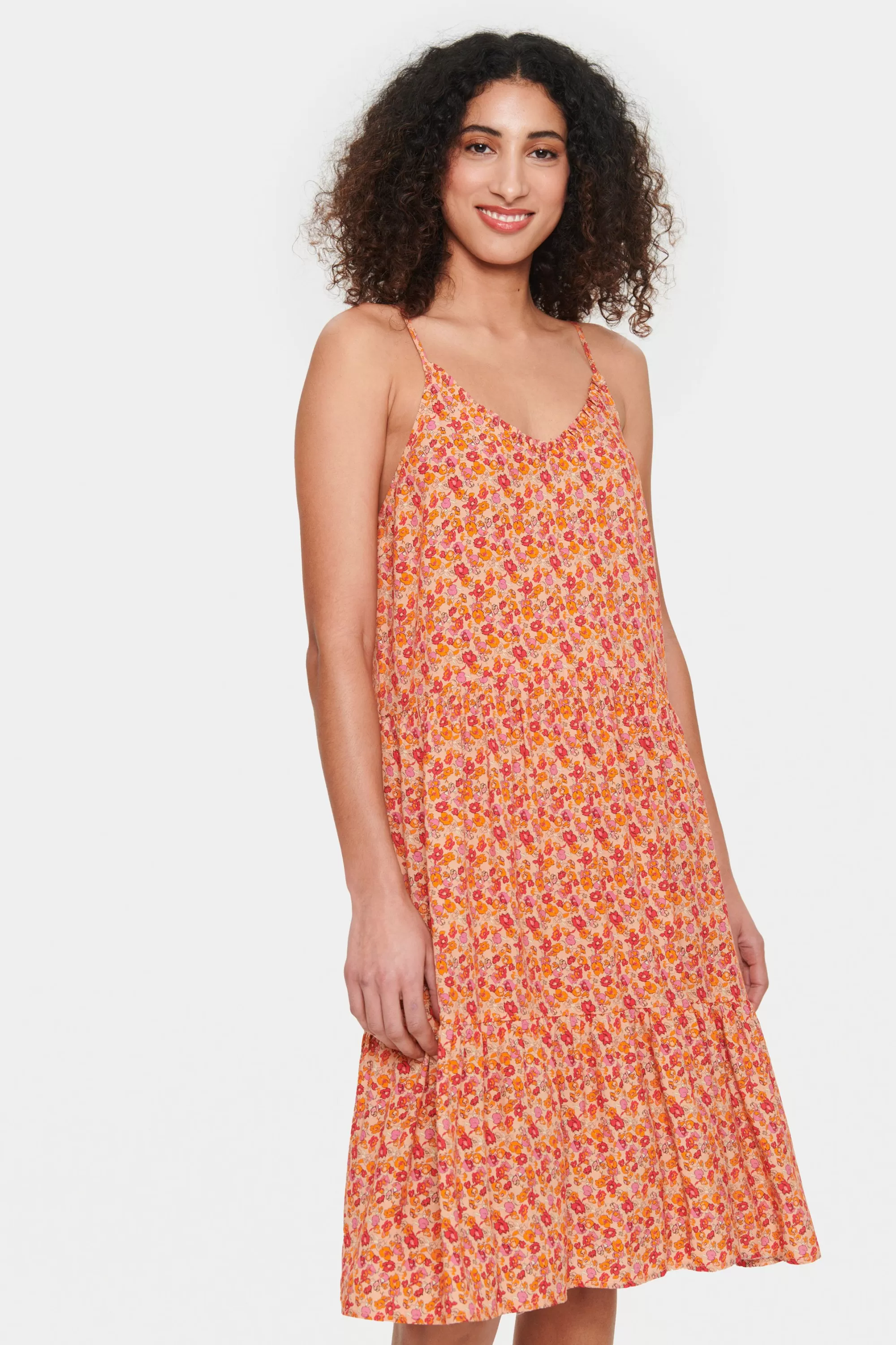 SaintTropez EdaSZ Klänning PeachBloomSmallBlooms Best Sale