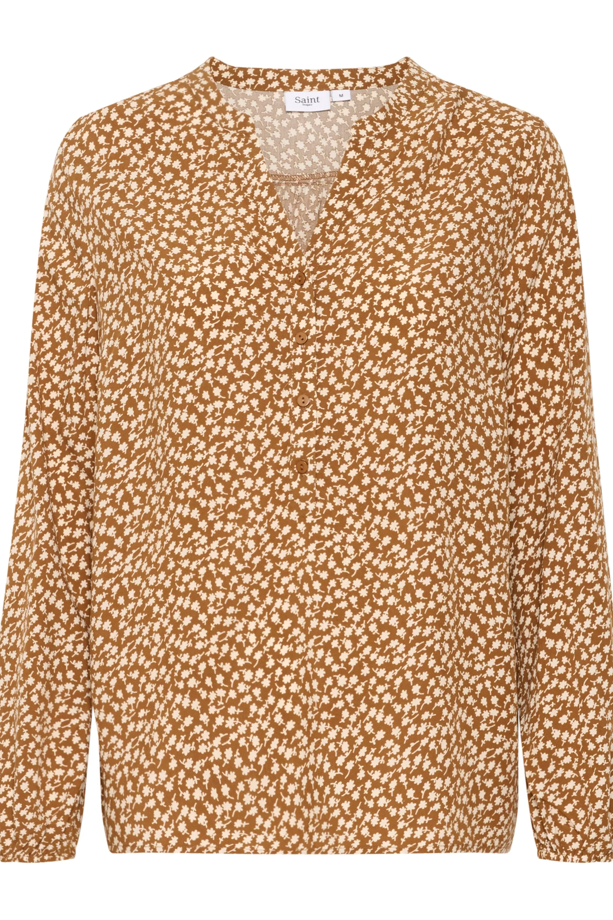 SaintTropez EdaSZ Skjorta RubberCloverFlorals Fashion