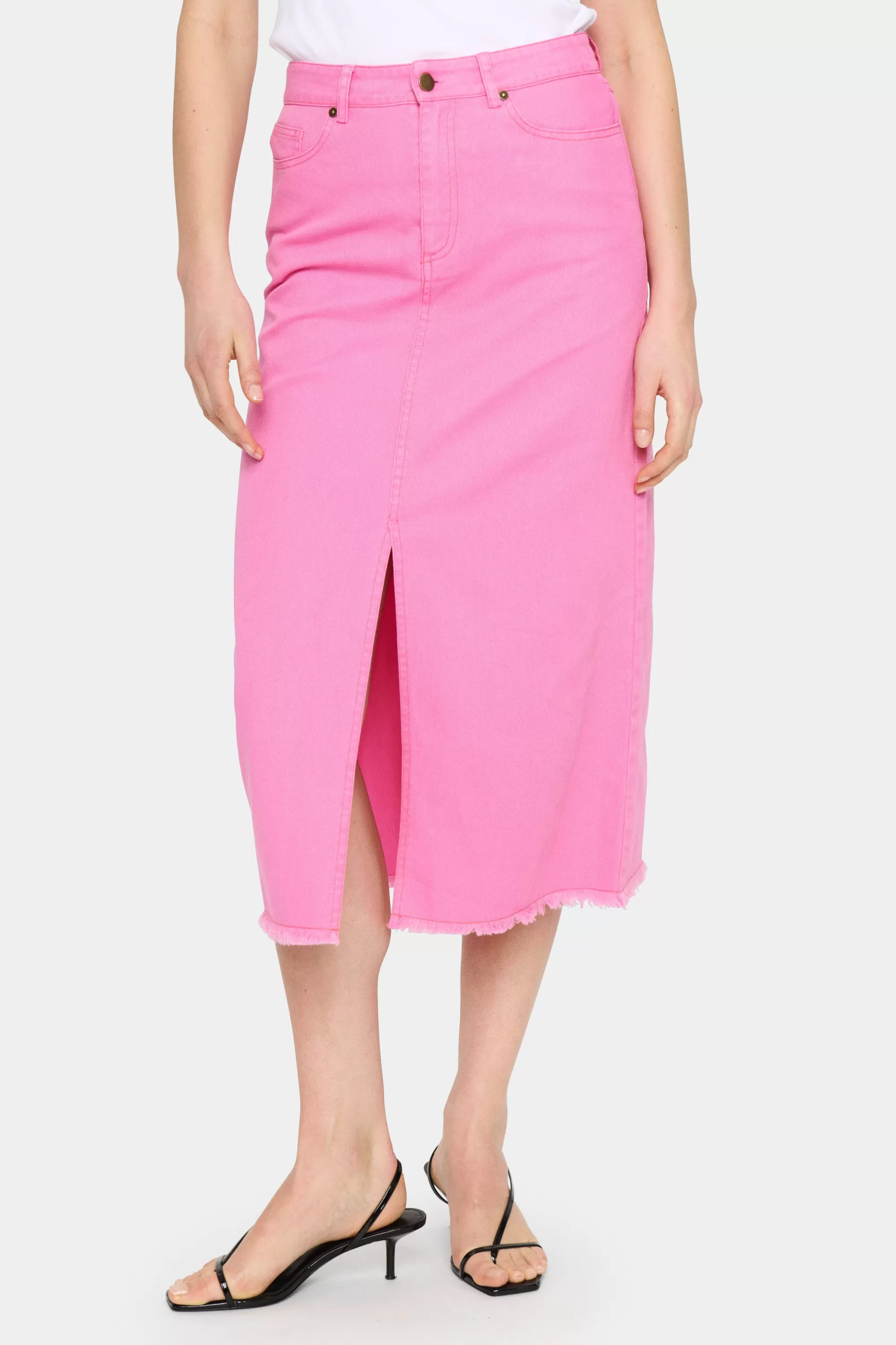 SaintTropez EdiSZ Kjol FuchsiaPink Outlet