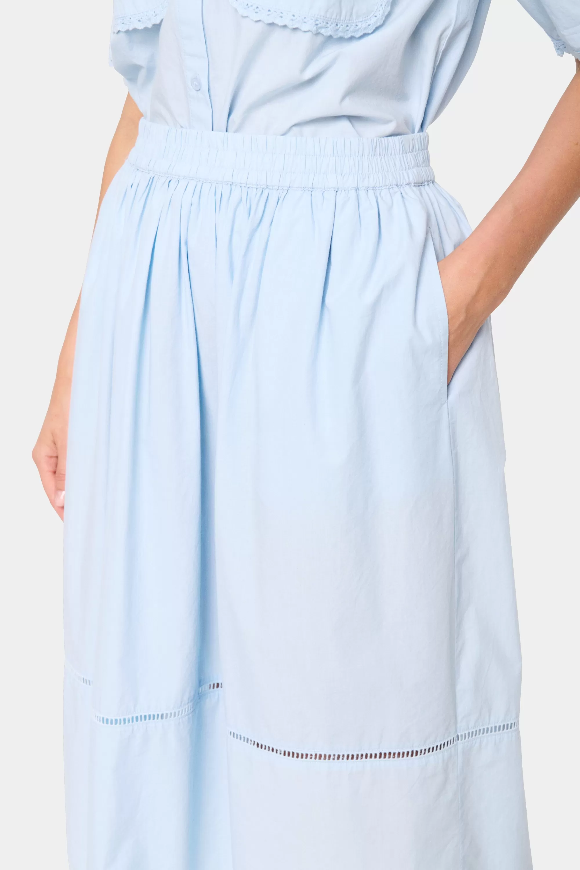 SaintTropez FadumaSZ Kjol CashmereBlue Cheap