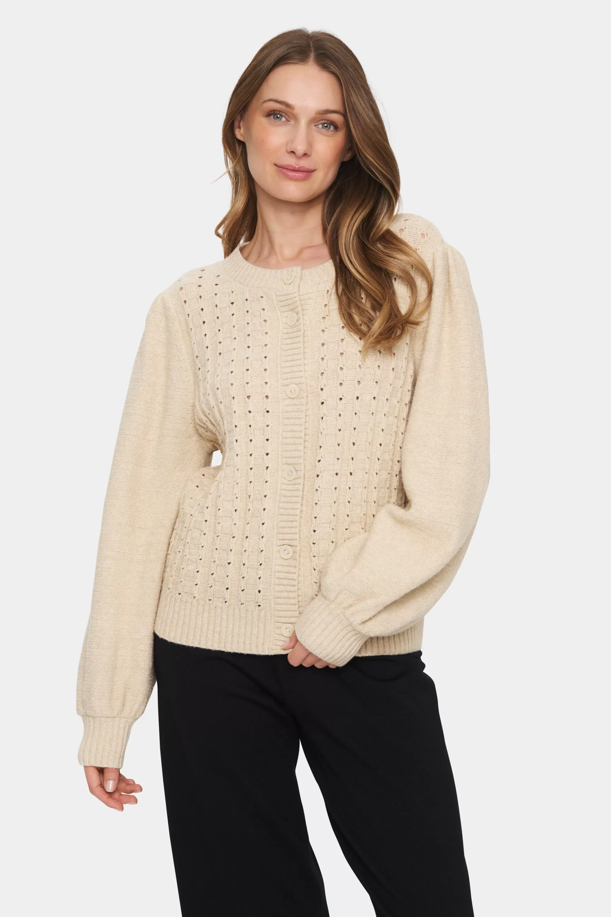 SaintTropez FelliSZ Cardigan Creme Flash Sale