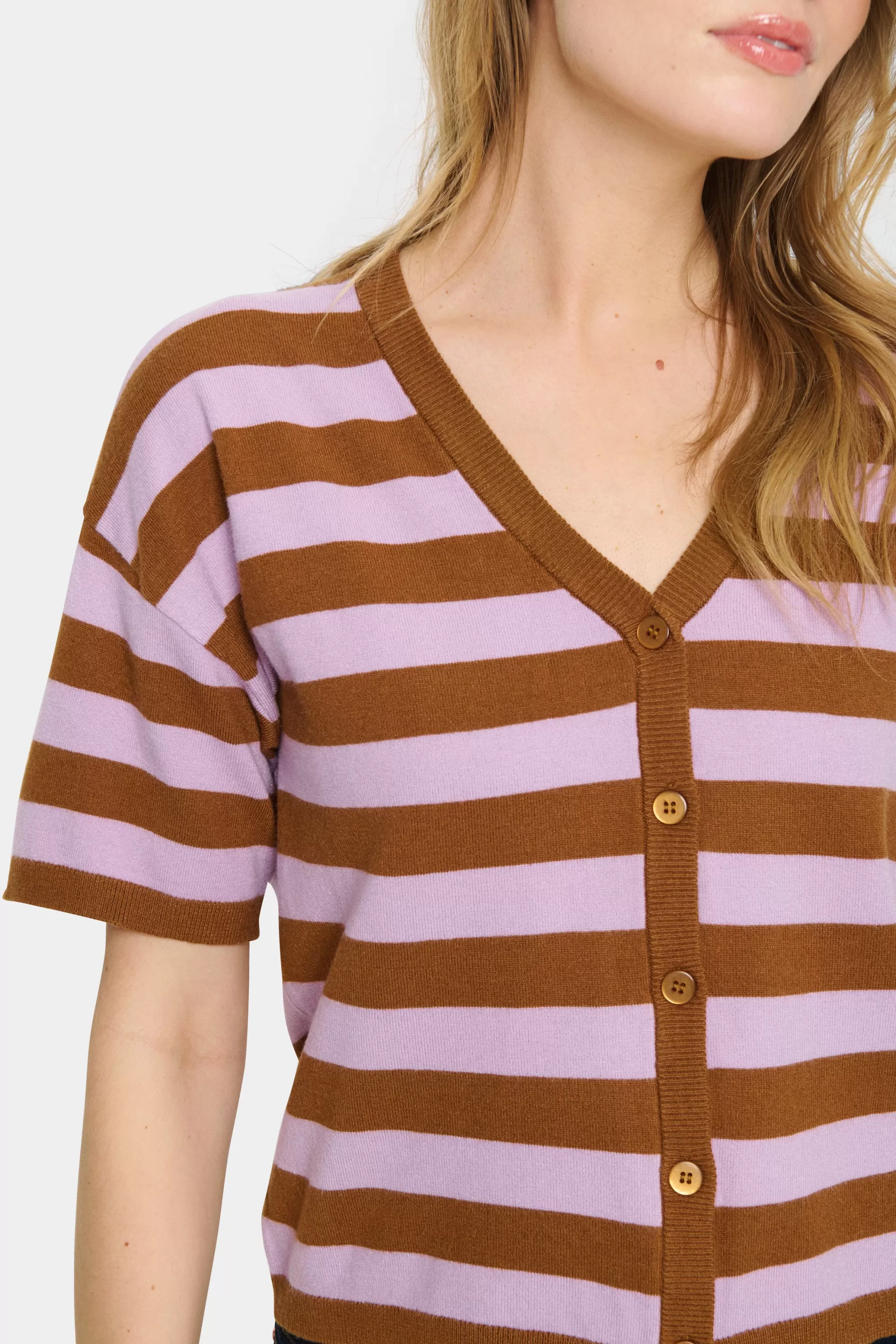 SaintTropez FikamSZ Cardigan Nuthatch Best Sale