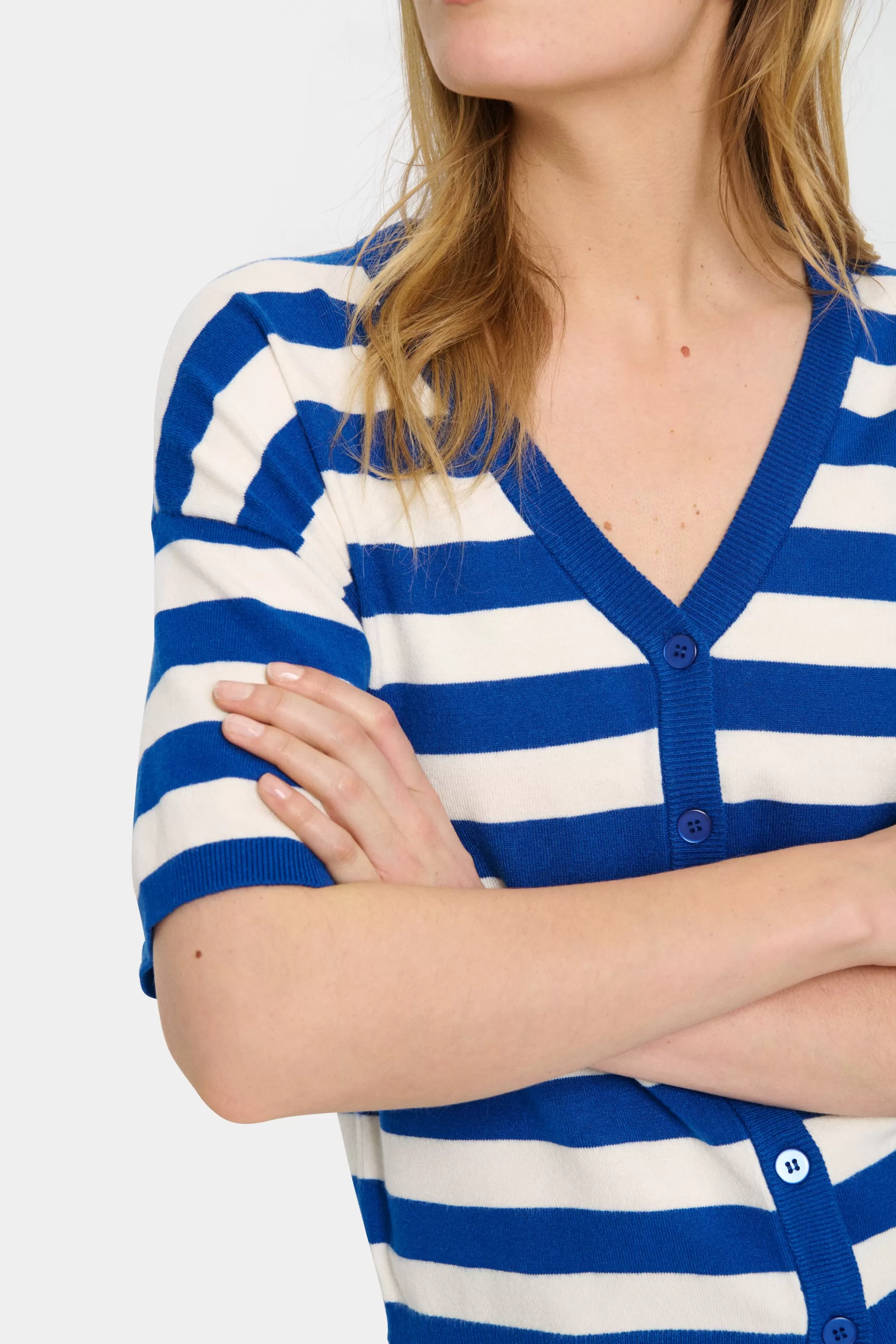 SaintTropez FikamSZ Cardigan SurfBlue Flash Sale