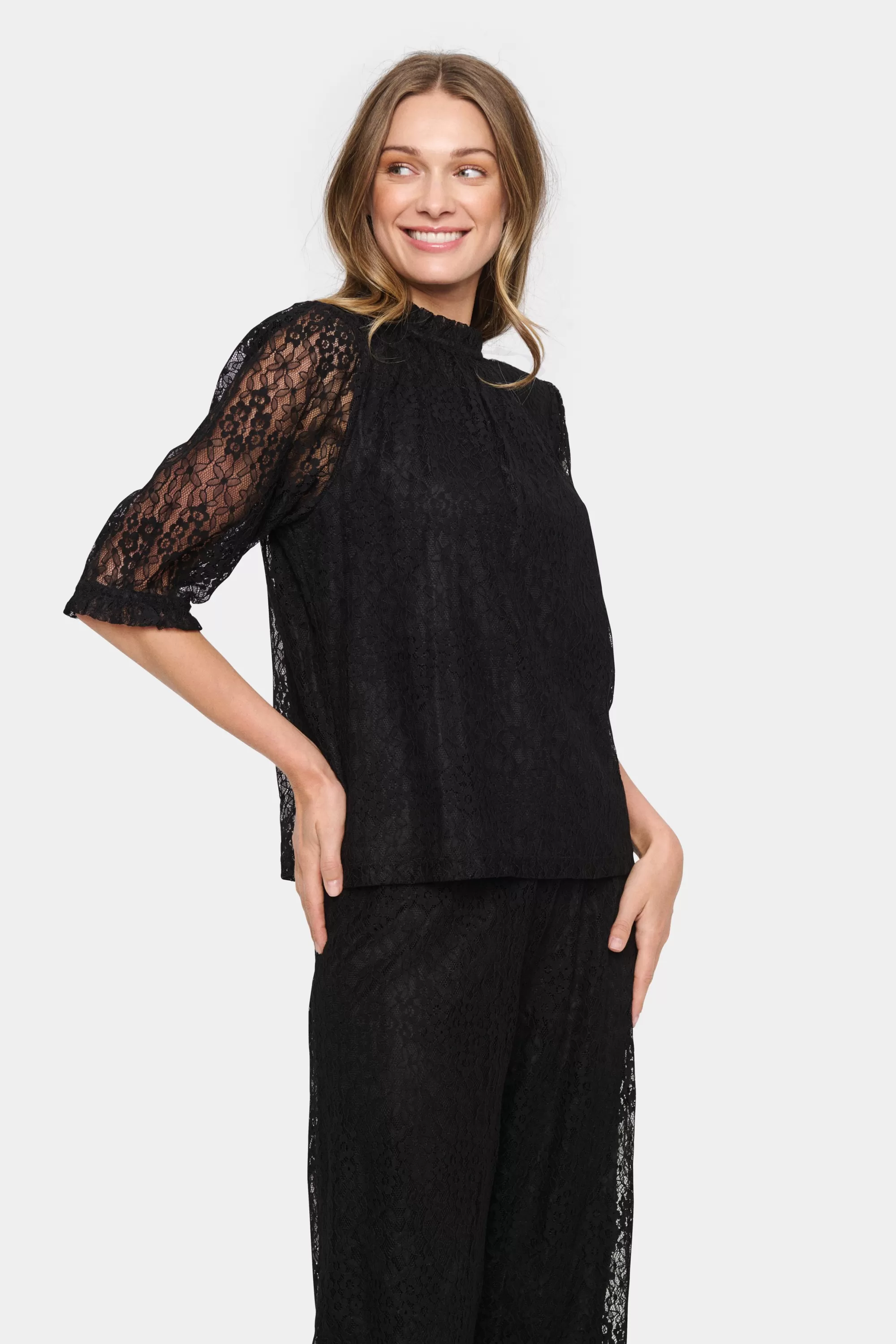 SaintTropez FilipaSZ Blus Black Cheap