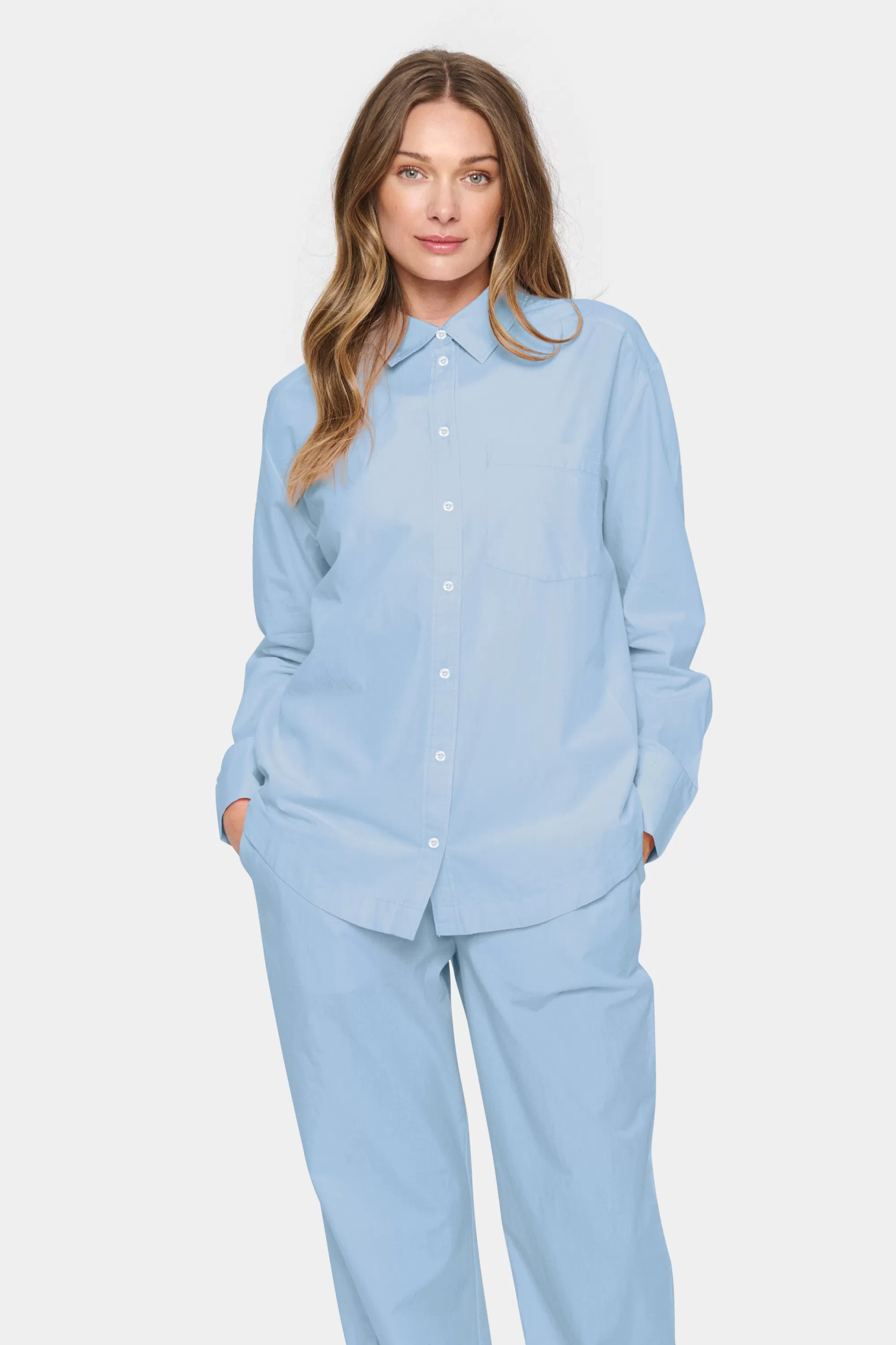 SaintTropez FindreSZ Skjorta SoftChambray Clearance