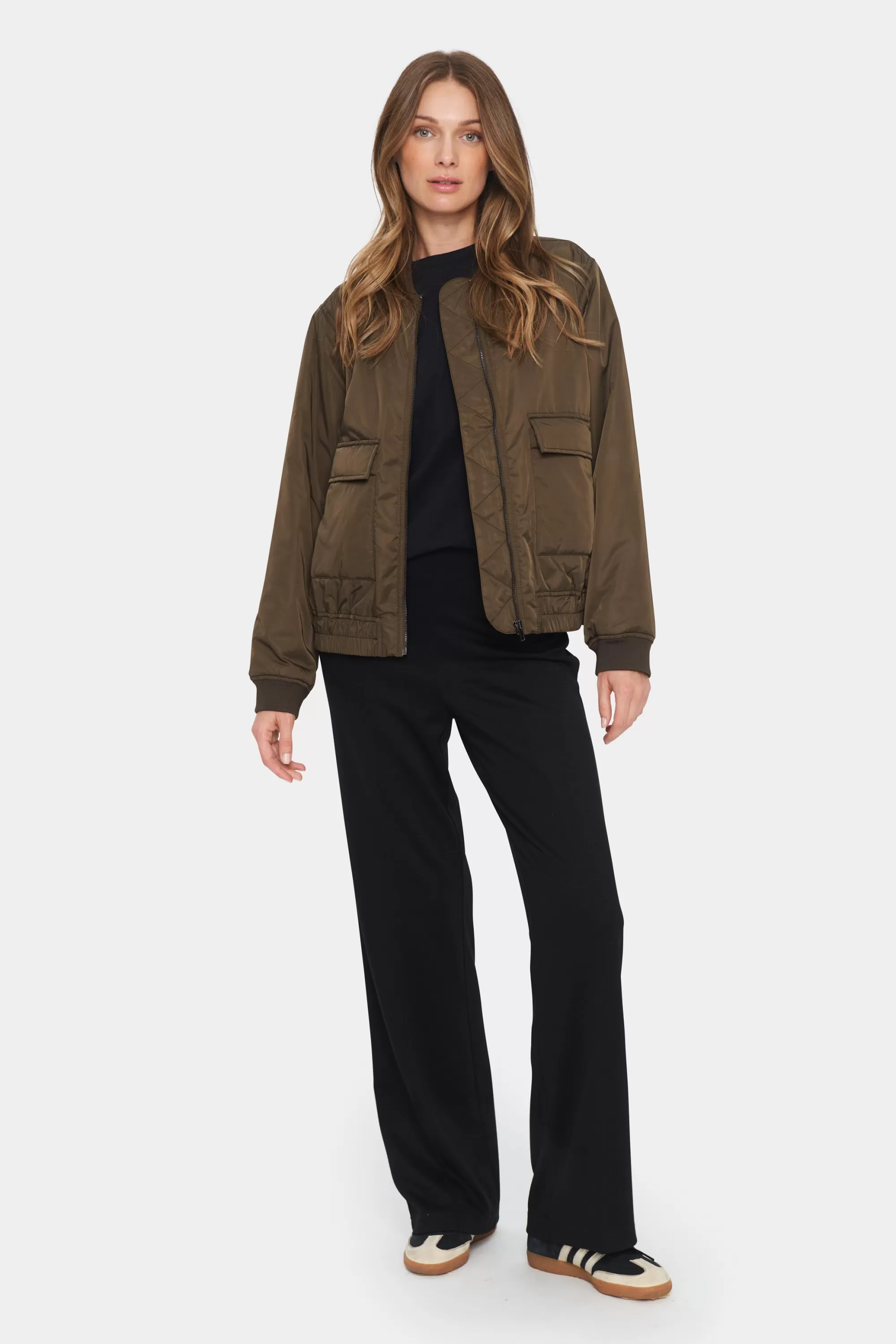SaintTropez FreddaSZ Casual jakke ArmyGreen Best Sale