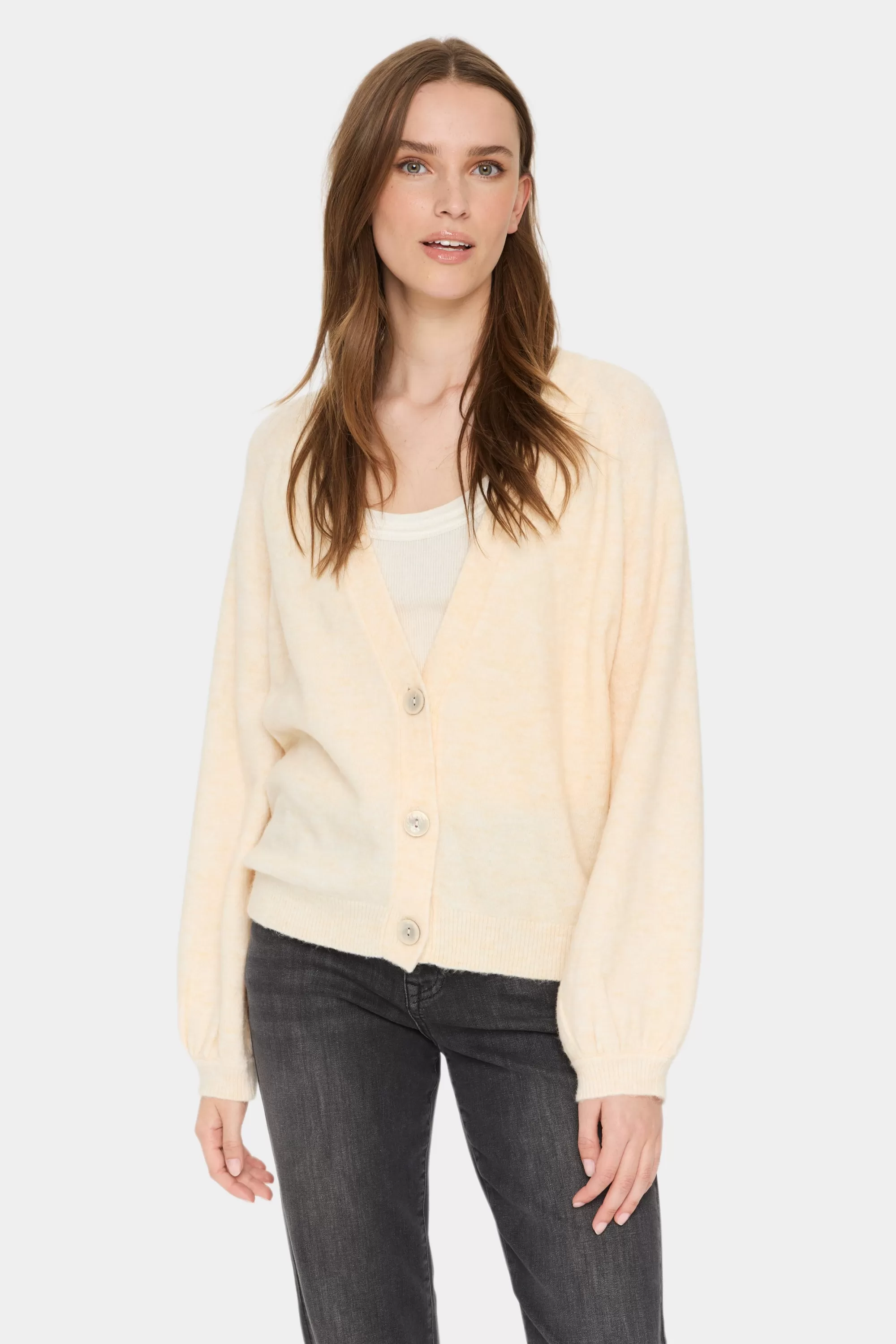 SaintTropez GarbieSZ Cardigan IceMelange Hot