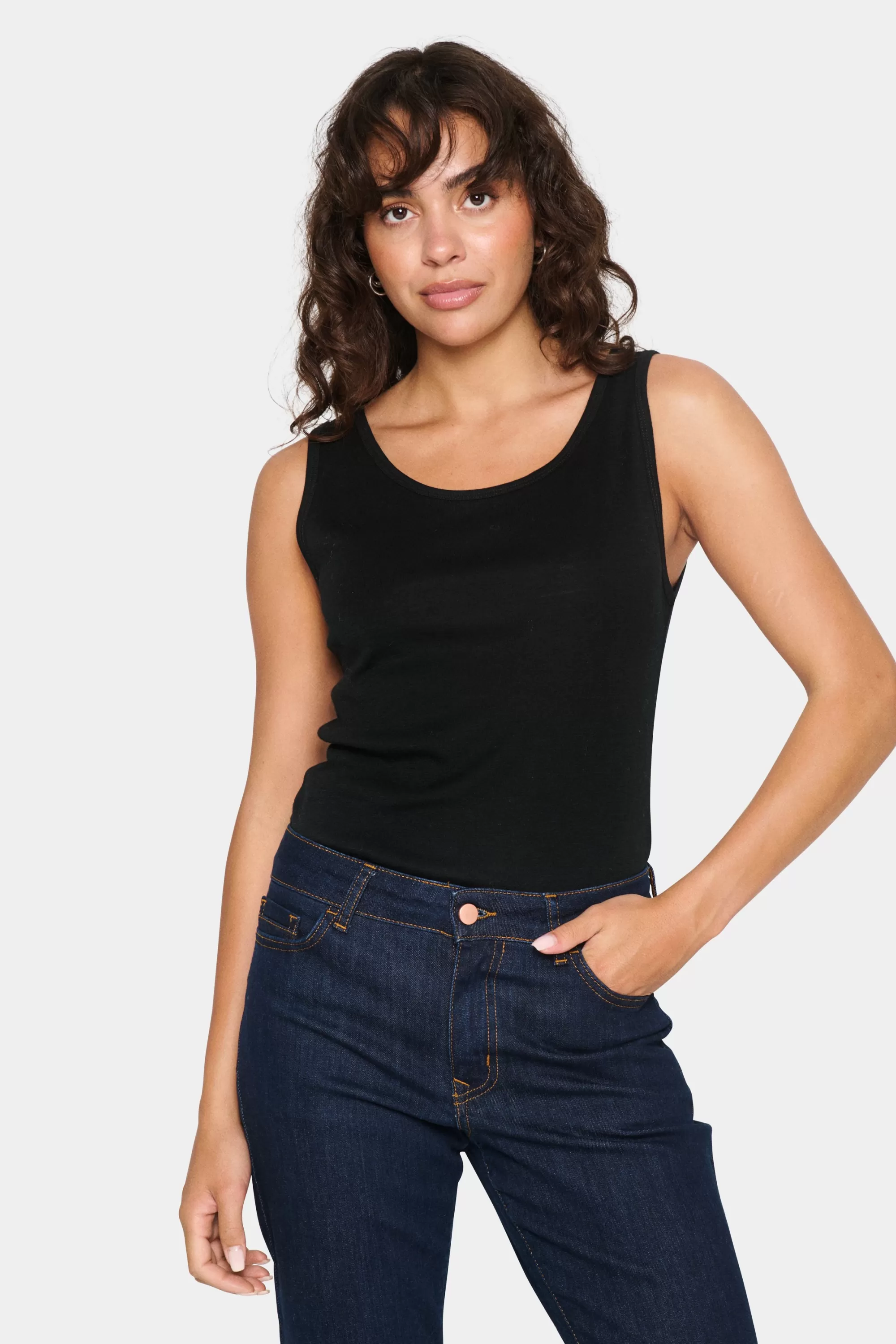 SaintTropez GarimaSZ Top Black Best Sale