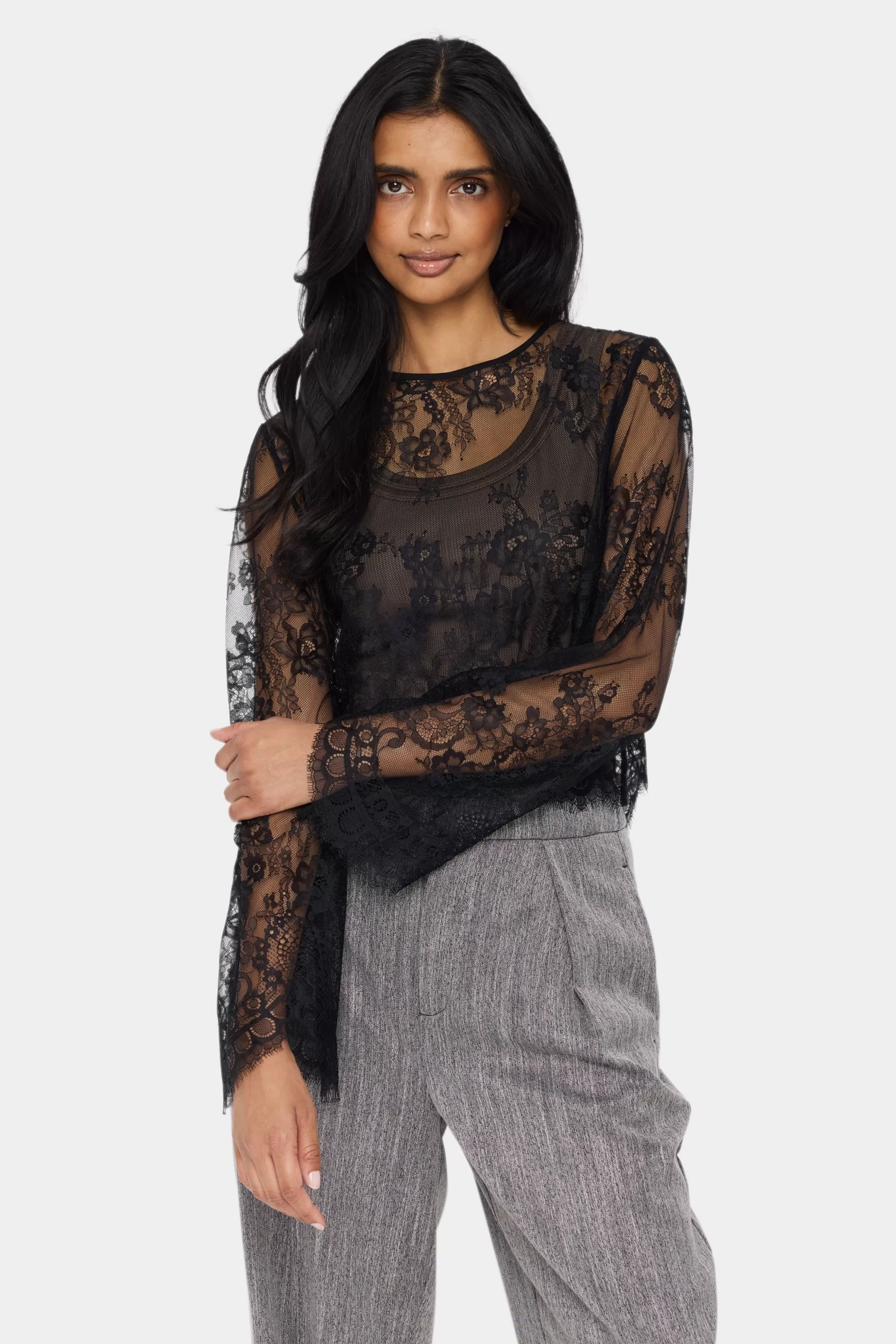 SaintTropez GigiSZ Blus Black Fashion