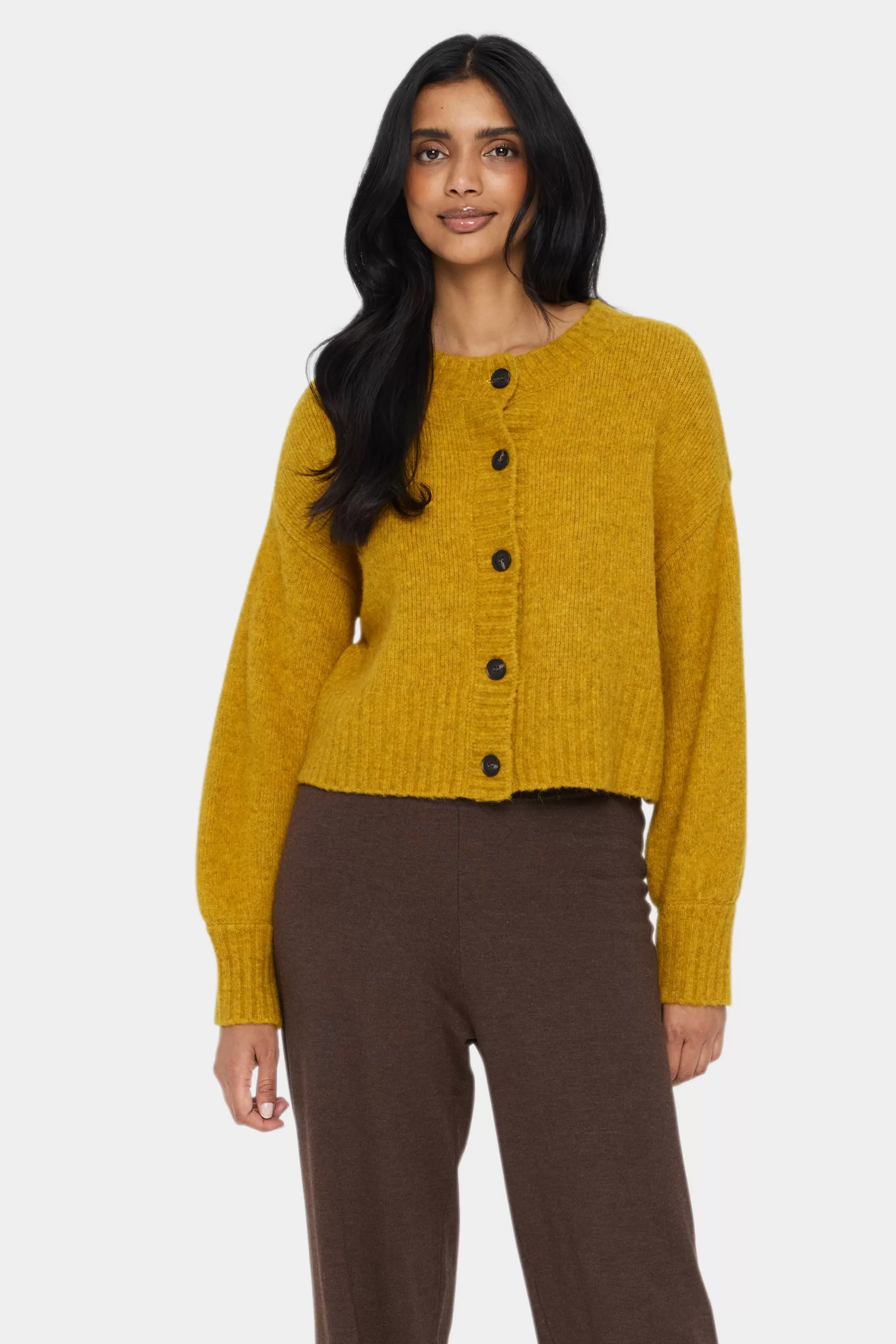SaintTropez GildaSZ Cardigan BurnishedGoldMelange New