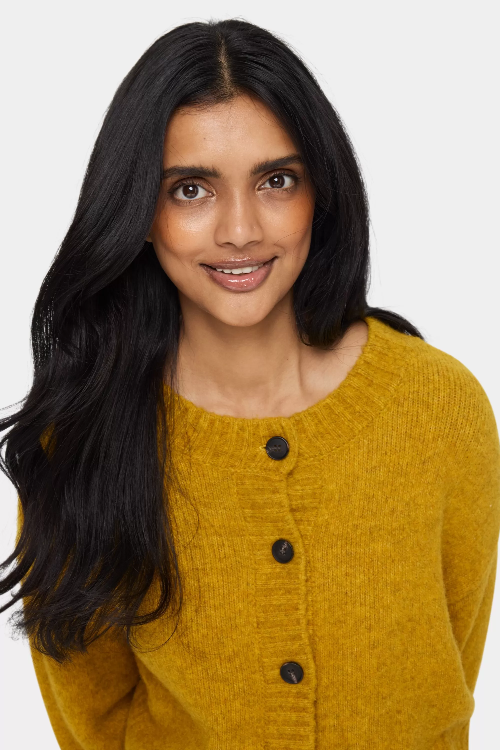 SaintTropez GildaSZ Cardigan BurnishedGoldMelange New