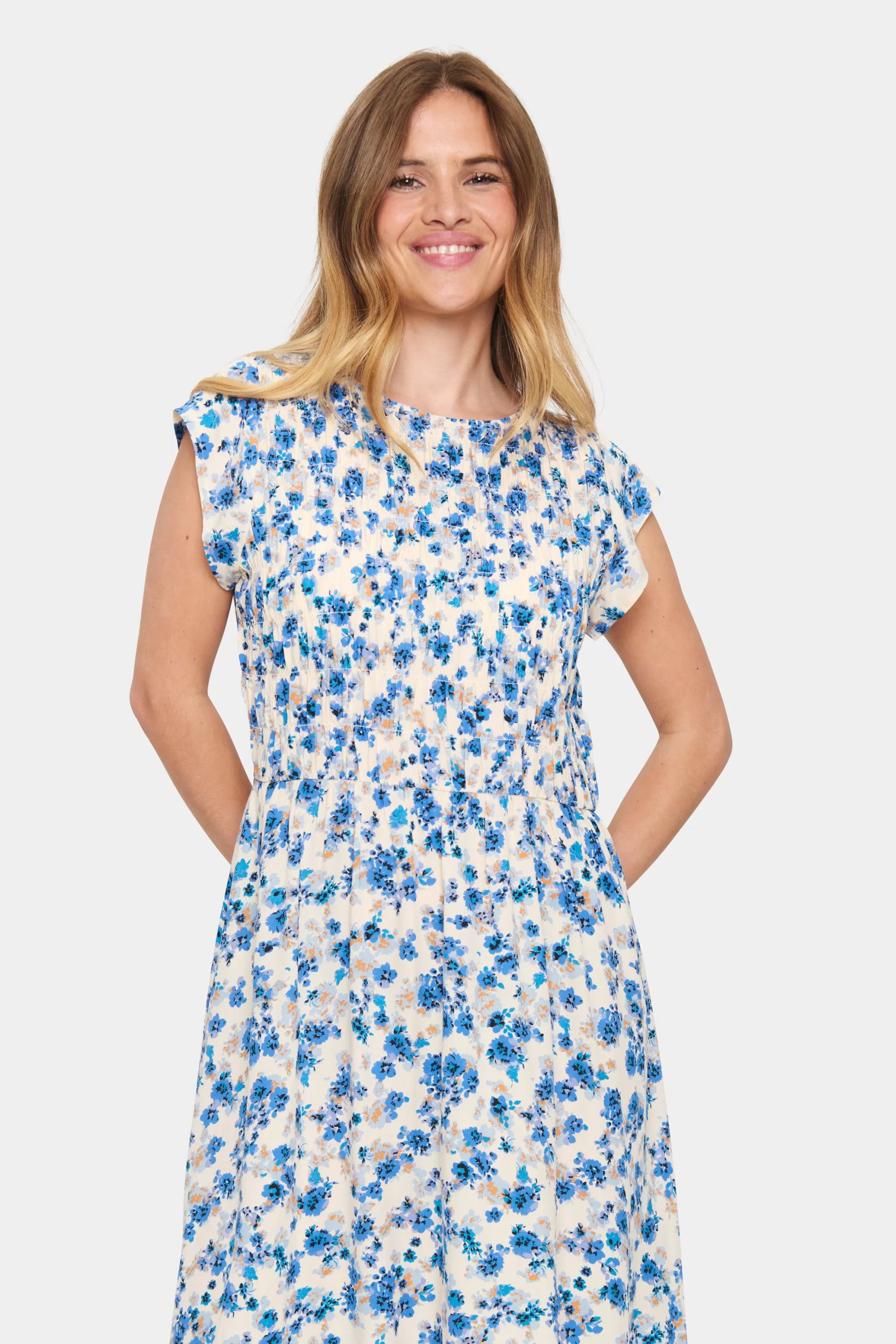 SaintTropez GislaSZ Klänning CremeDoubleFlower Cheap