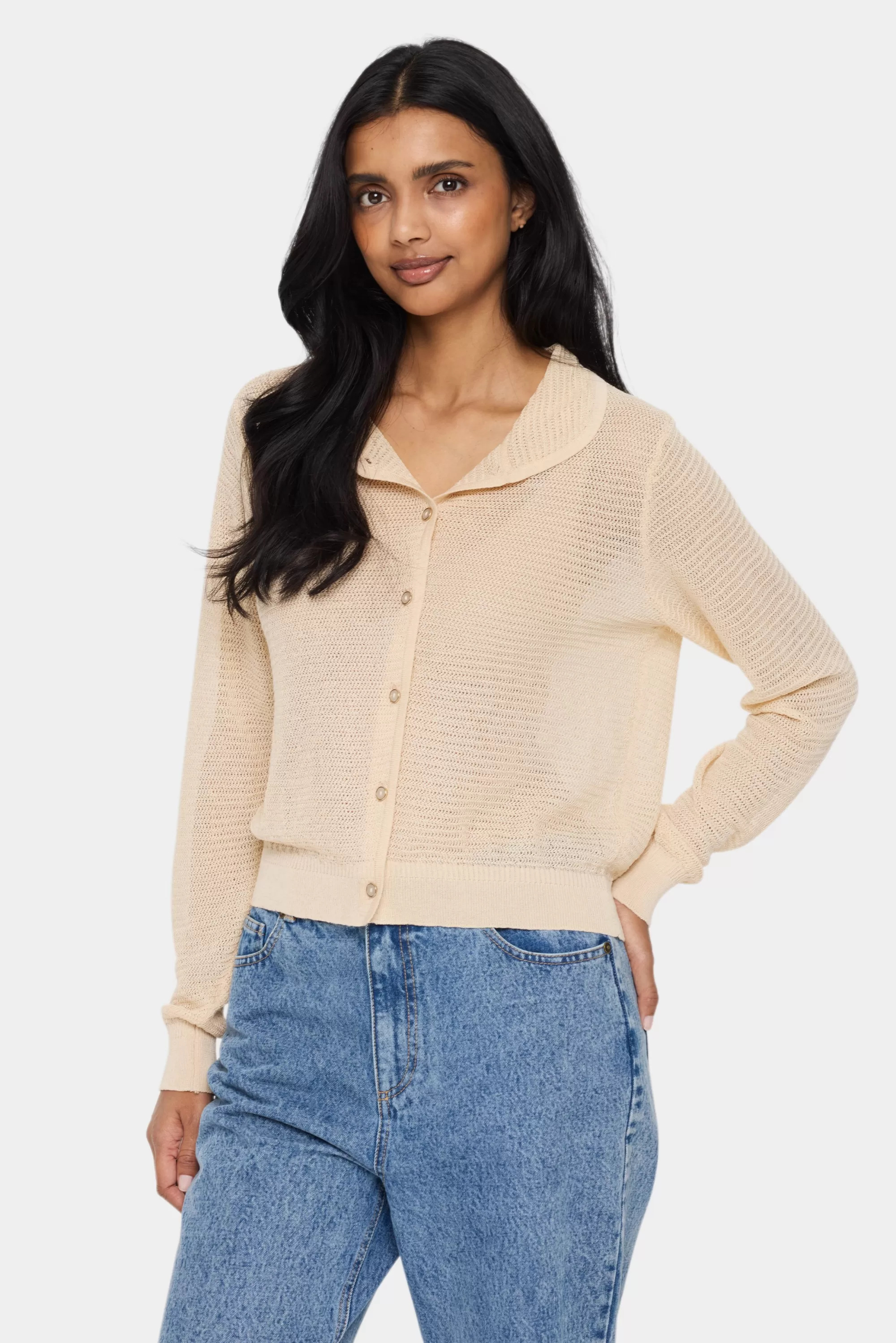 SaintTropez GizetteSZ Cardigan Creme Sale