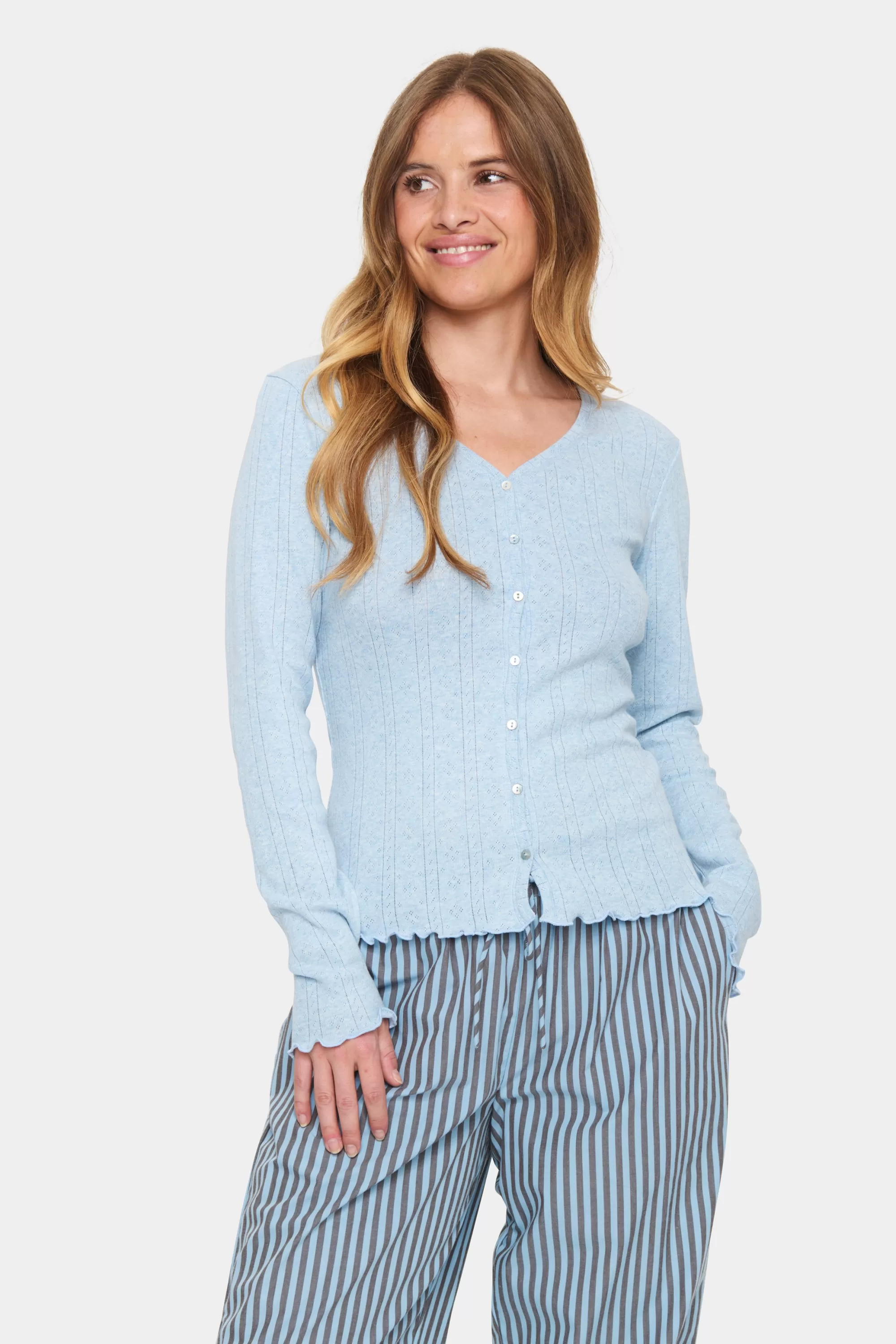 SaintTropez GruSZ Cardigan HeatherMelange Online