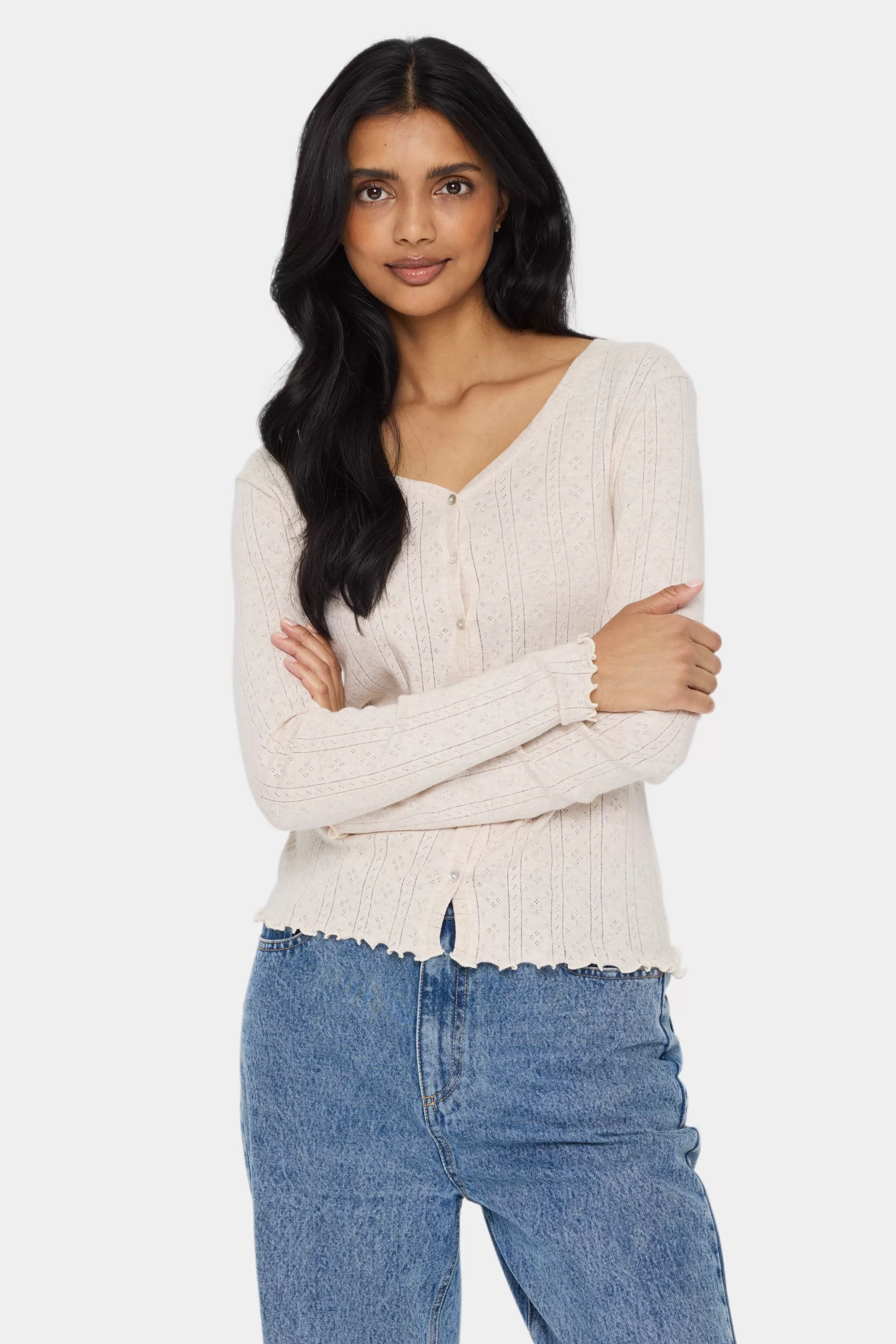 SaintTropez GruSZ Cardigan GrayMornMelange Flash Sale