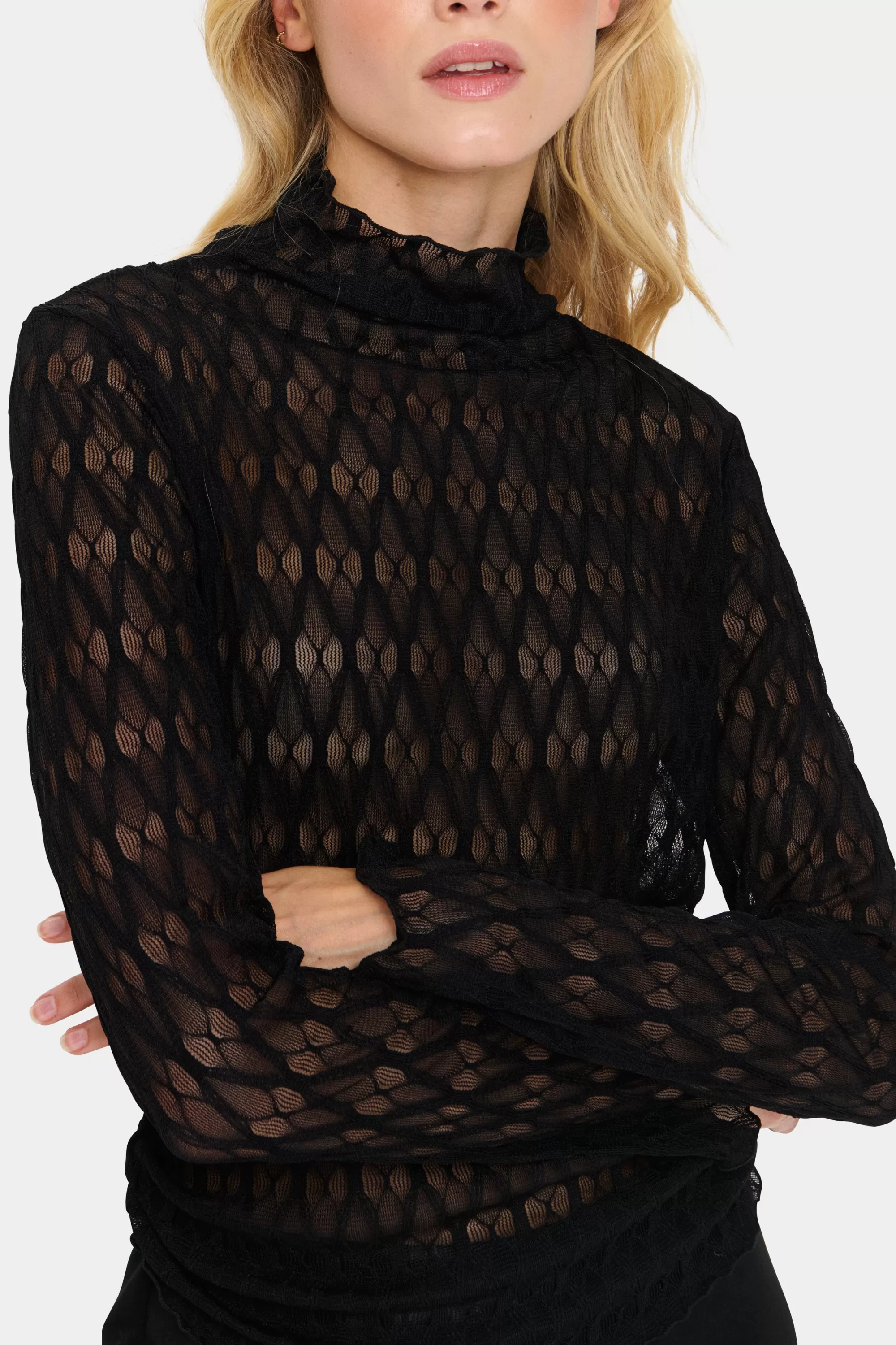 SaintTropez HattieSZ Blus Black Cheap