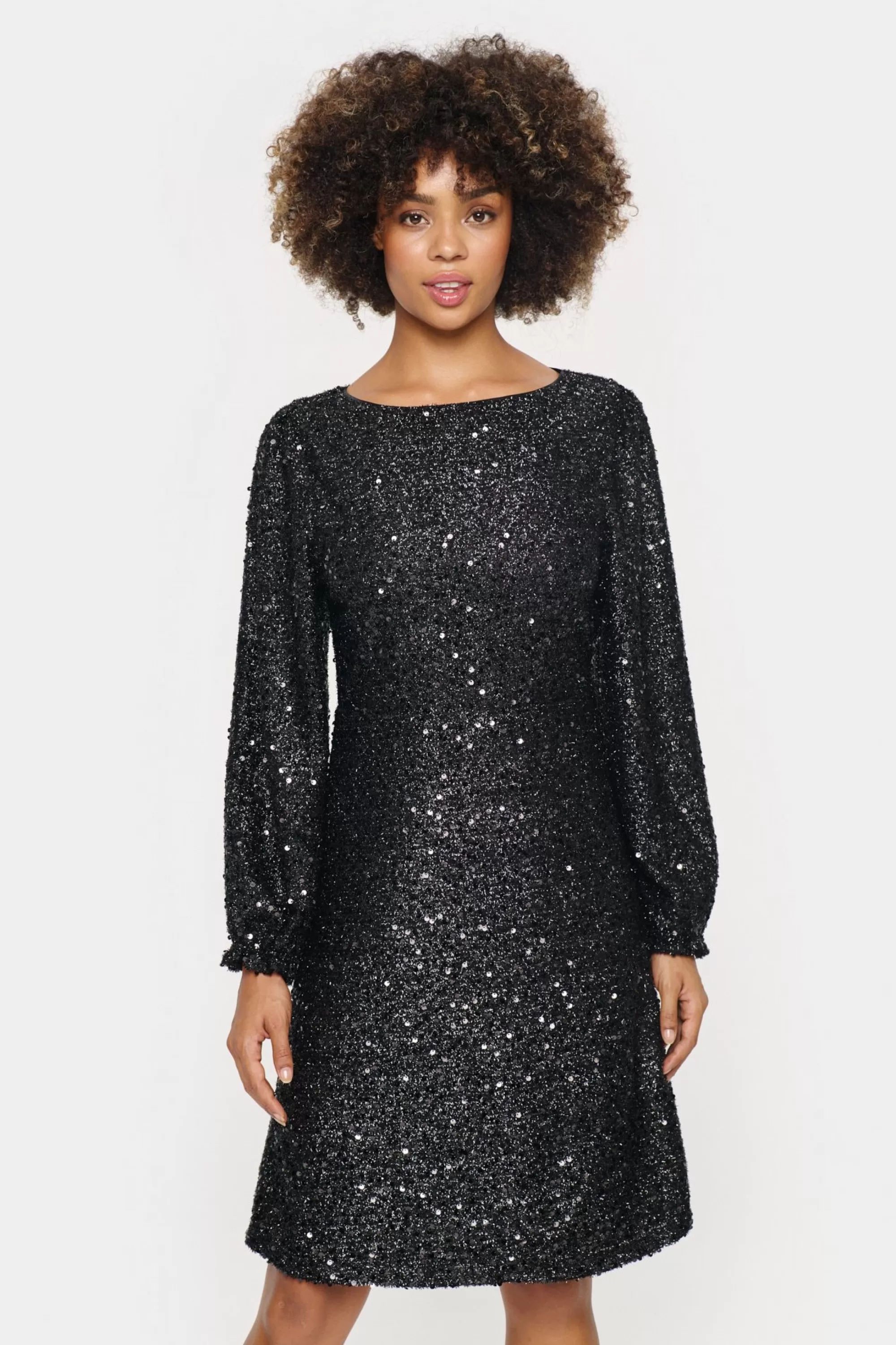 SaintTropez HinnaSZ Paljett Klänning Black Best Sale