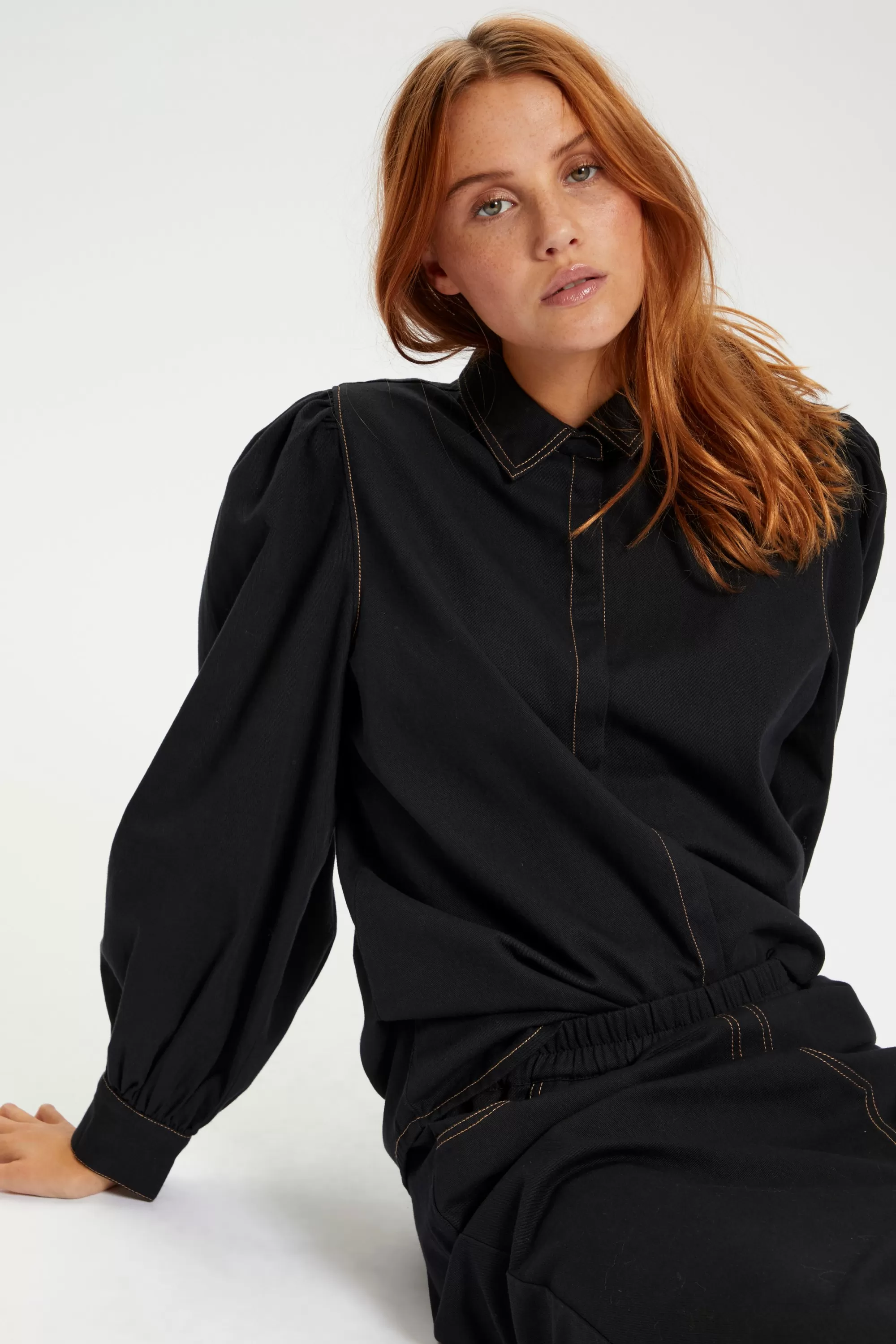 SaintTropez JodinaSZ Shirtnn Black Cheap