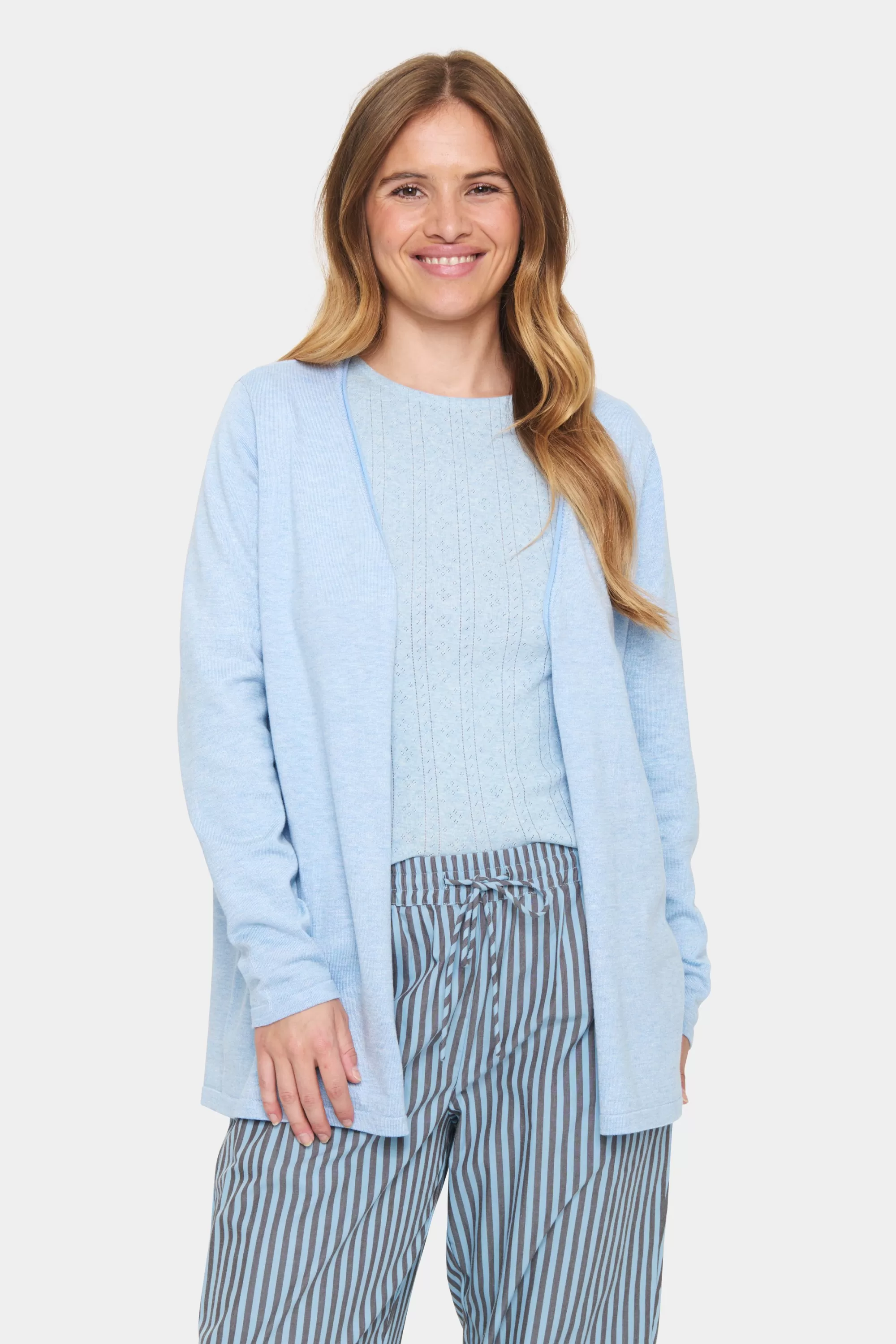 SaintTropez KilaSZ Cardigan HeatherMelange Sale