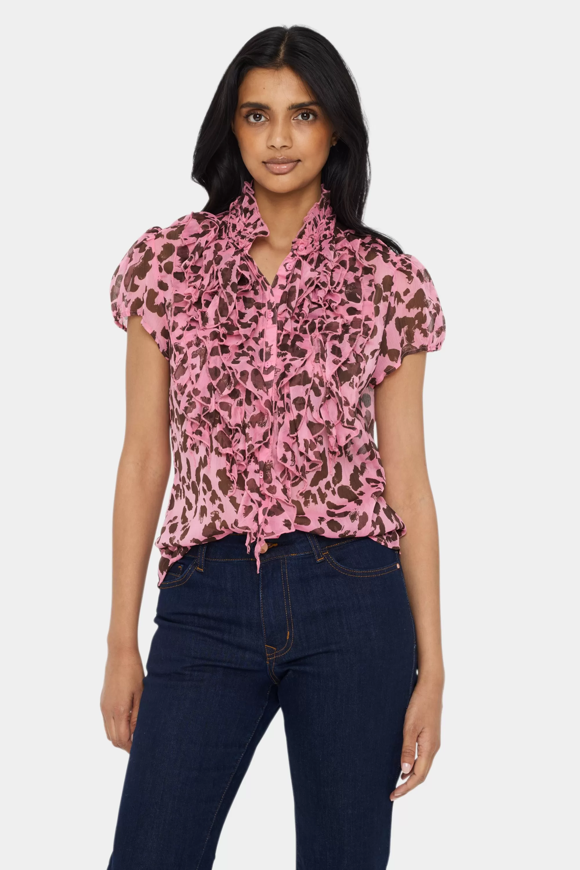 SaintTropez LiljaSZ Skjorta ChateauRoseAnimal Cheap