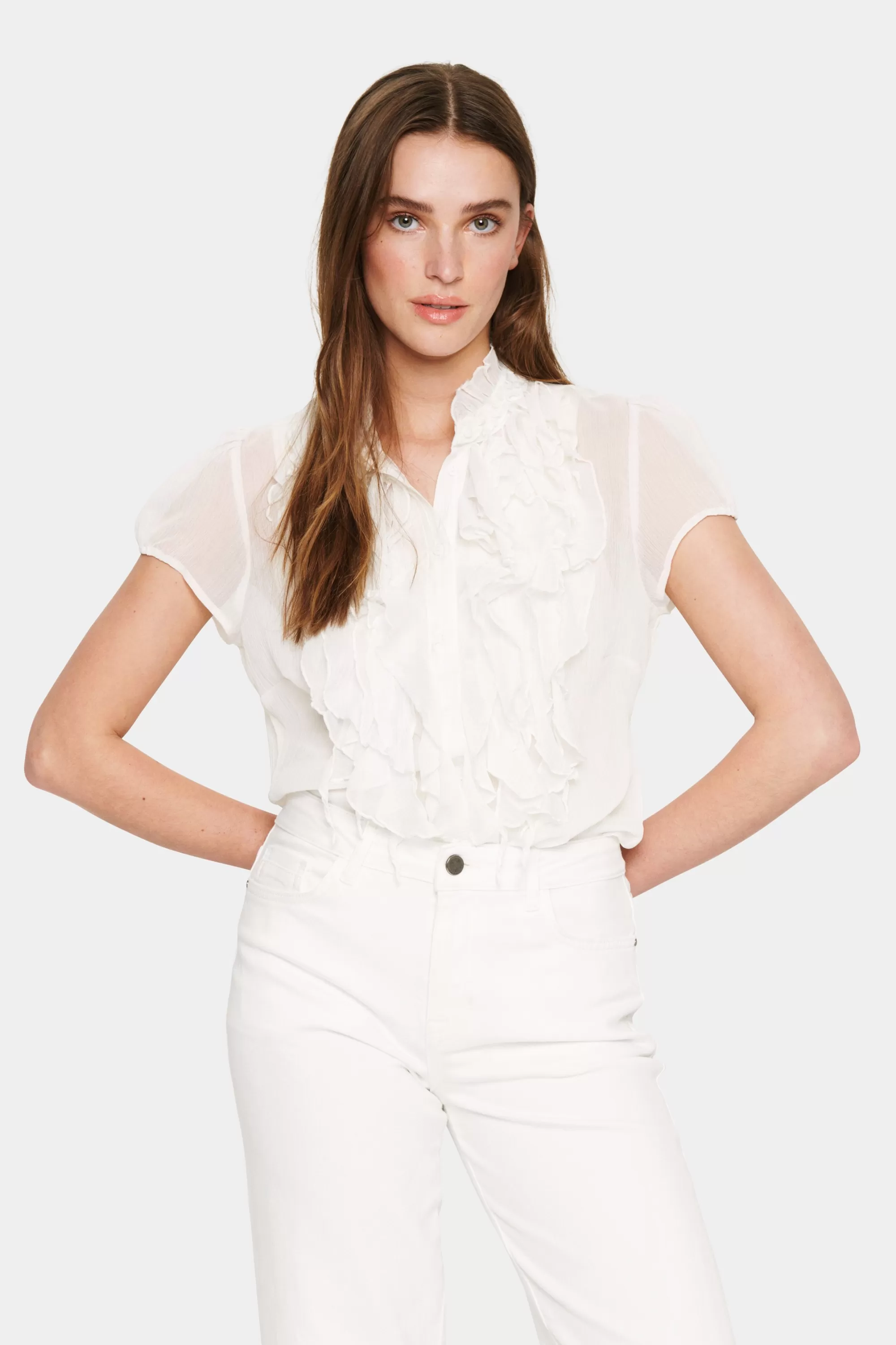 SaintTropez LiljaSZ Skjorta Ice Flash Sale