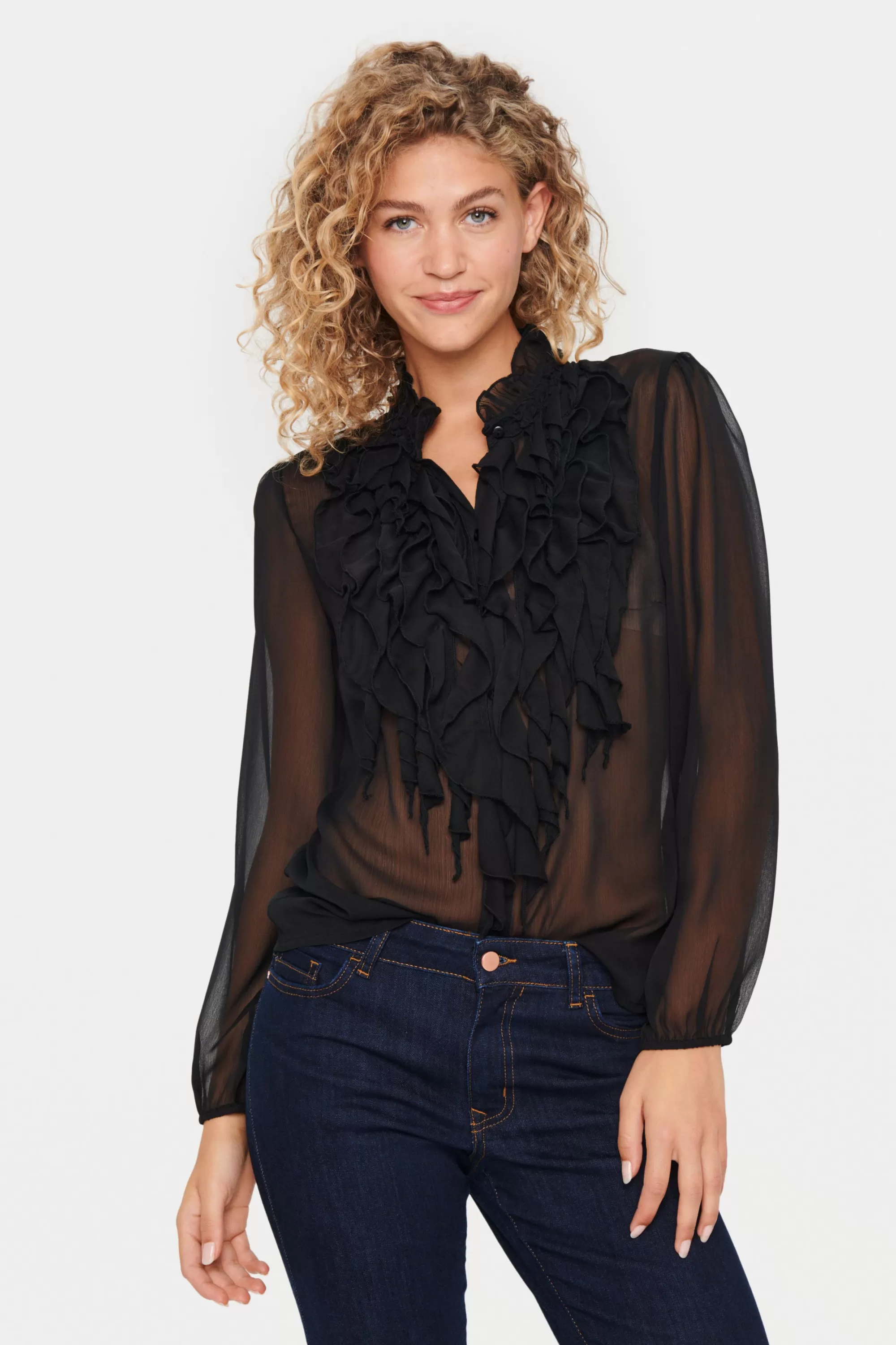 SaintTropez LiljaSZ Skjorta Black Shop