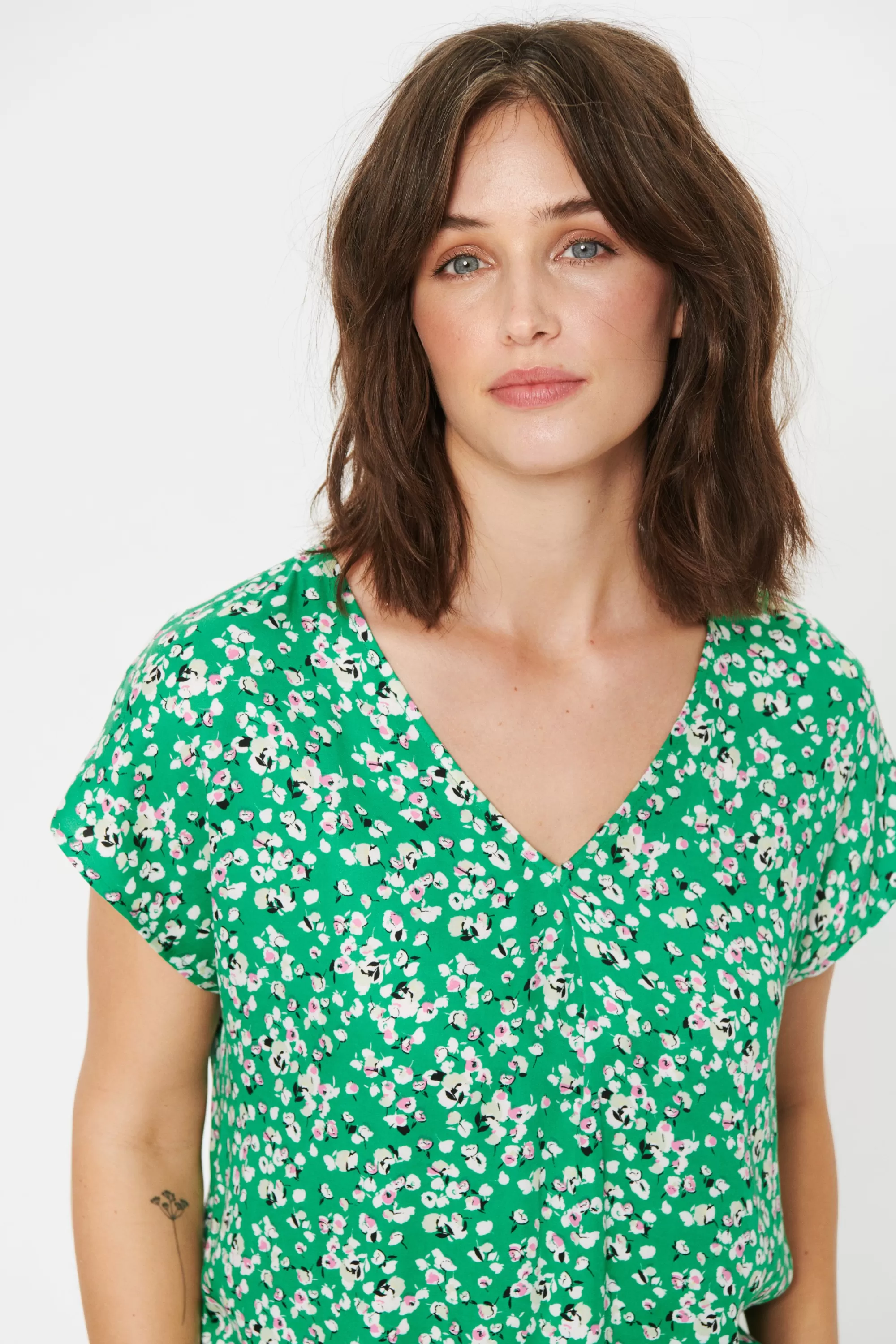 SaintTropez MaddinSZ Top J.BeanChuteFleurs Fashion