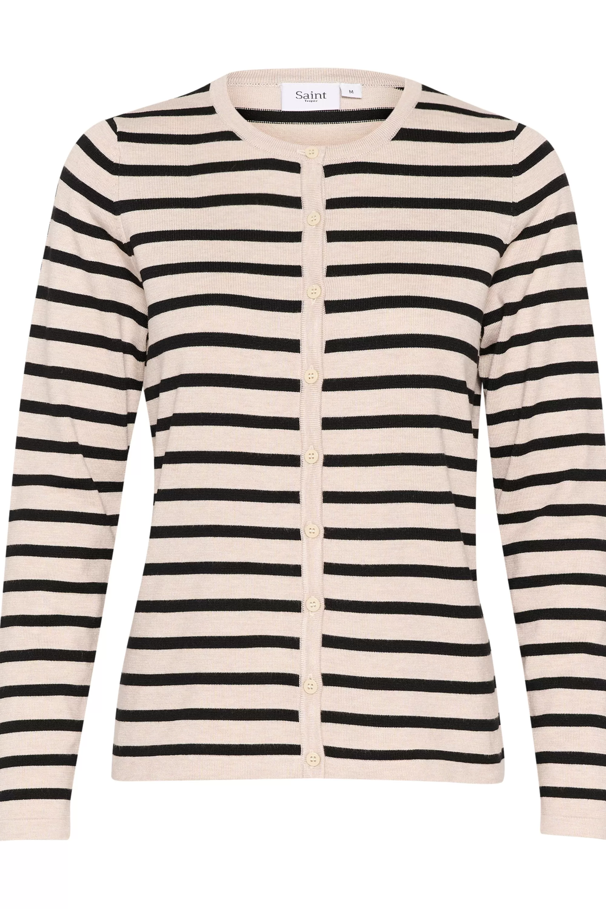 SaintTropez MilaSZ Cardigan GrayMornMilaStripe Shop