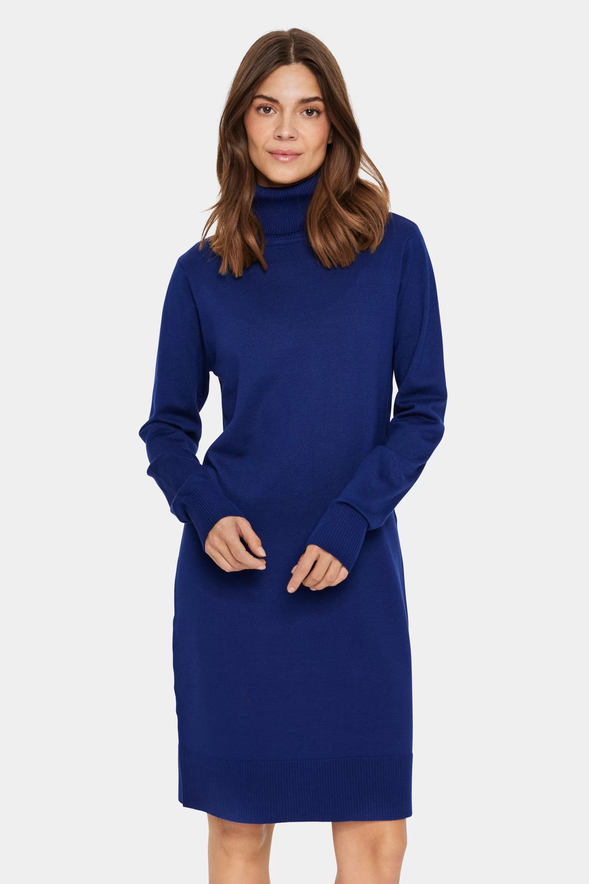 SaintTropez MilaSZ Rollneck Dress MidnightSail Outlet