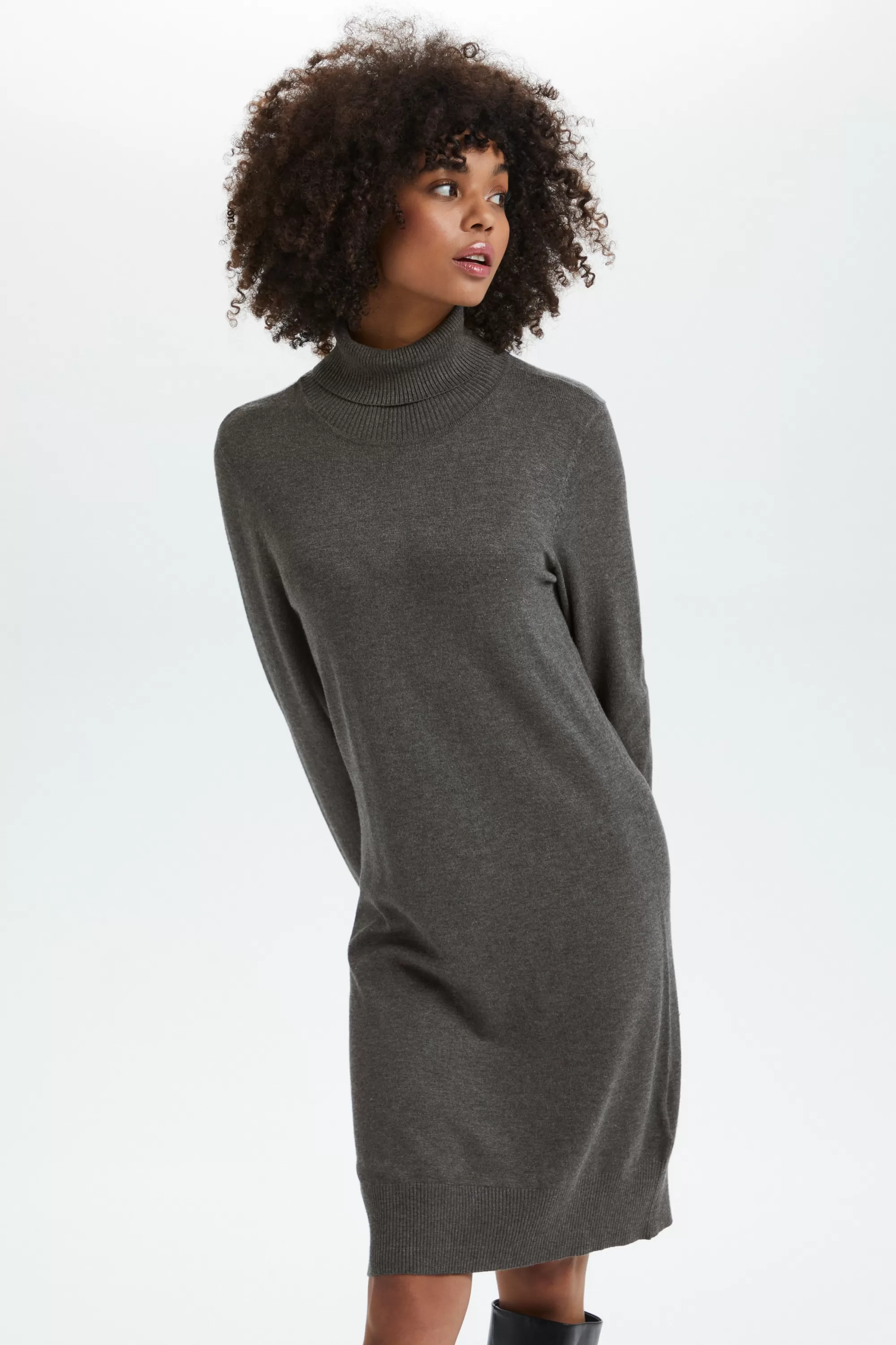 SaintTropez MilaSZ Rollneck Dress G.IronM. Best Sale