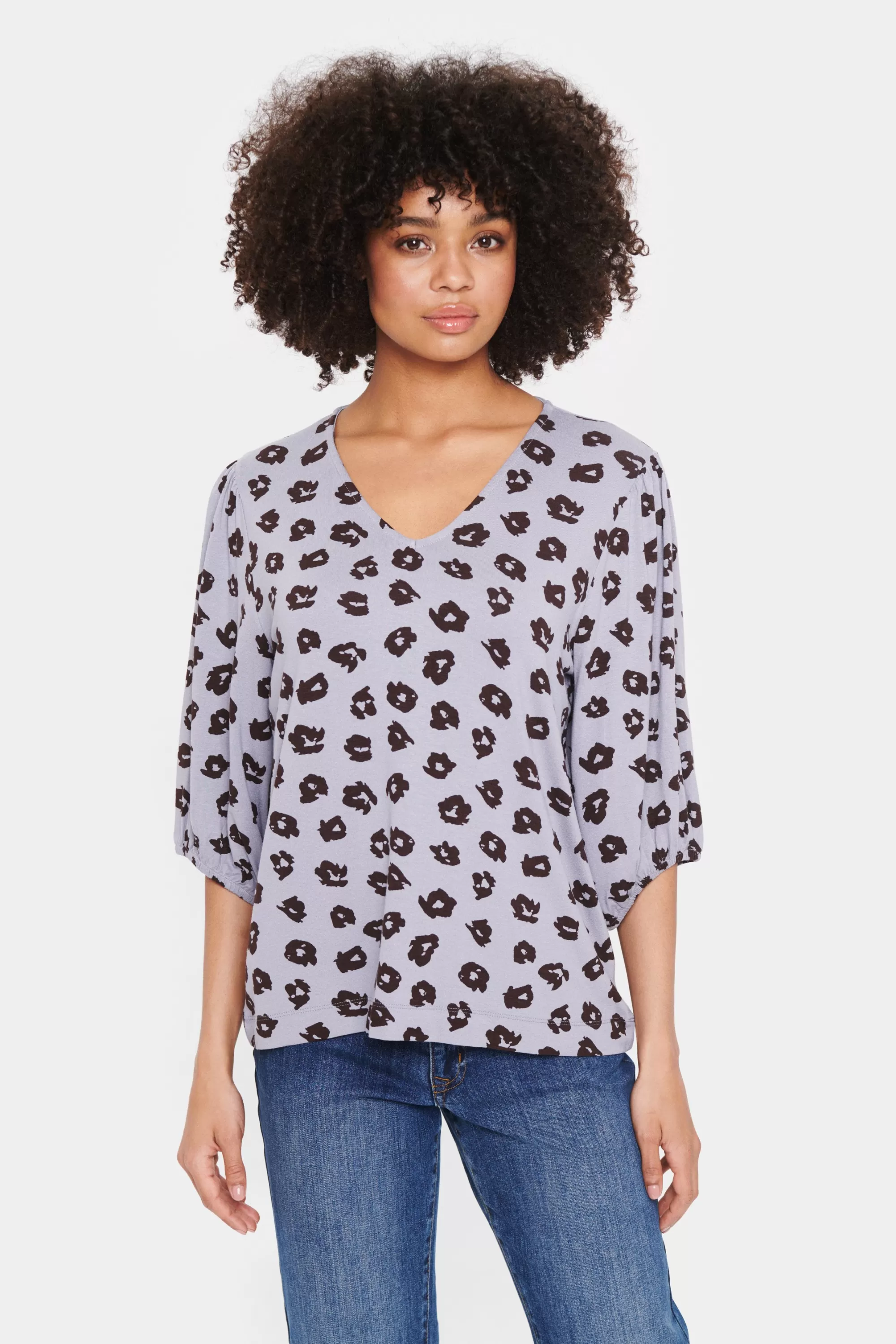 SaintTropez MinaSZ Blusar QuicksilverFlowerShadows Hot