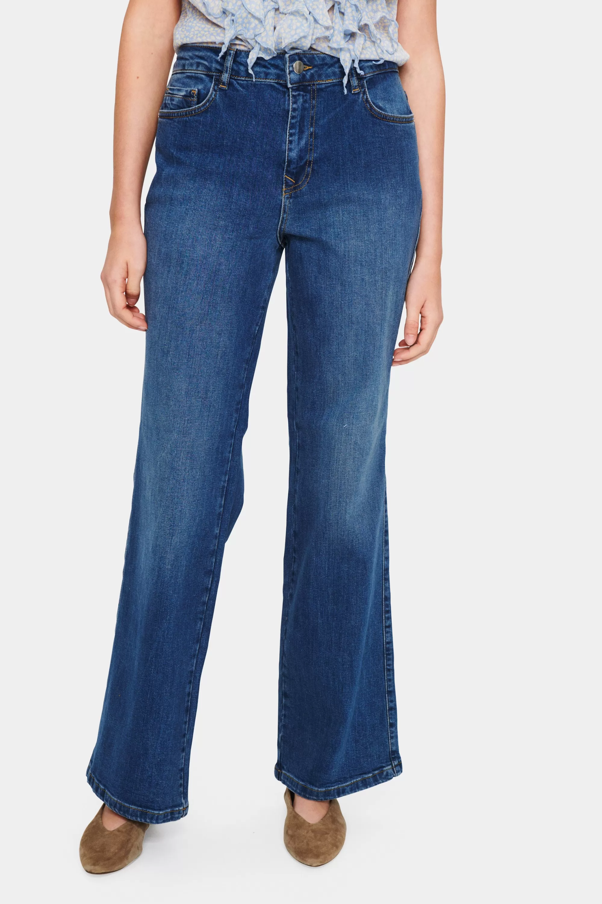 SaintTropez MollySZ Jeans MediumBlueDenim Cheap