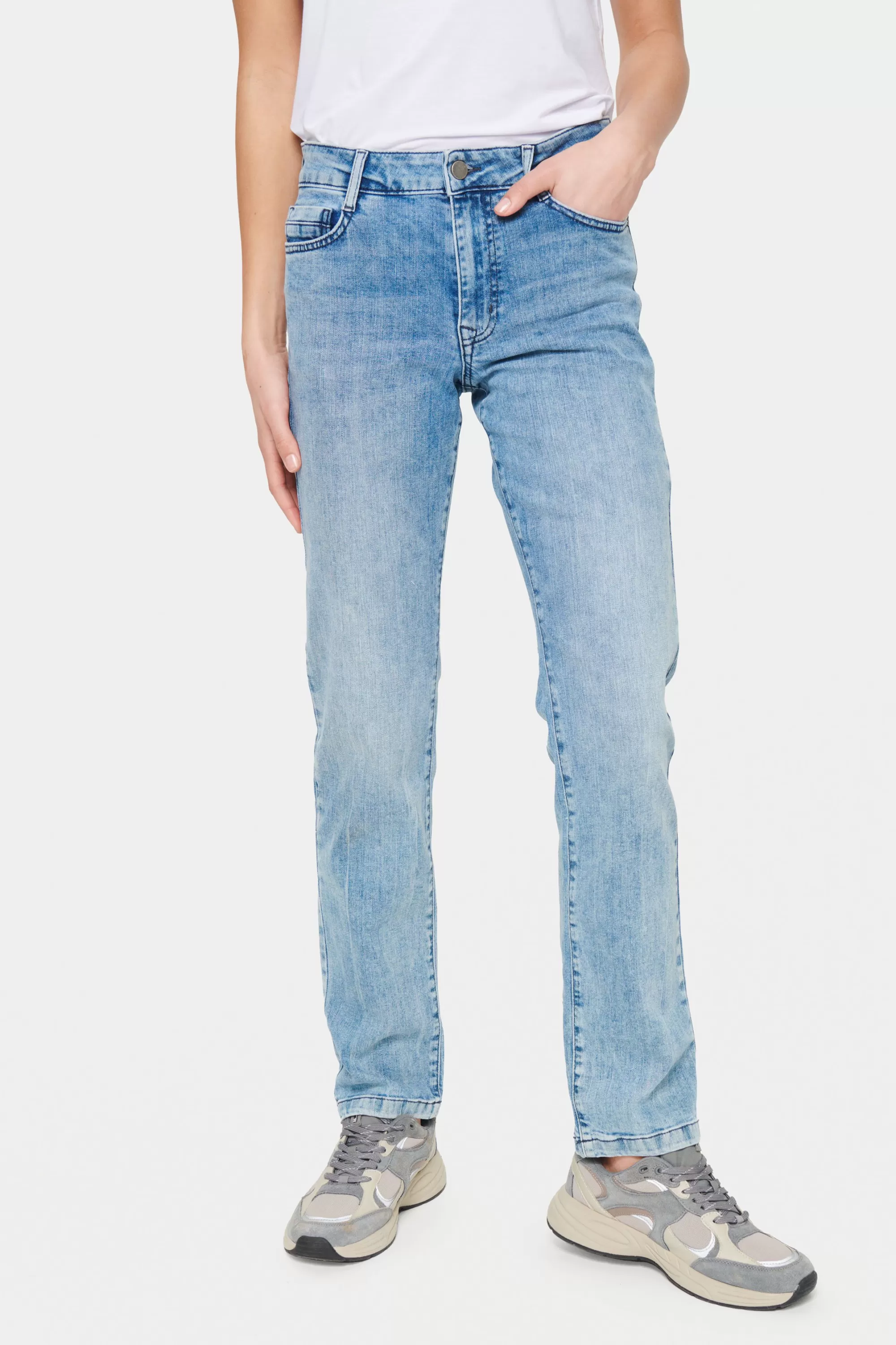 SaintTropez MollySZ Jeans LightBlueDenim Flash Sale
