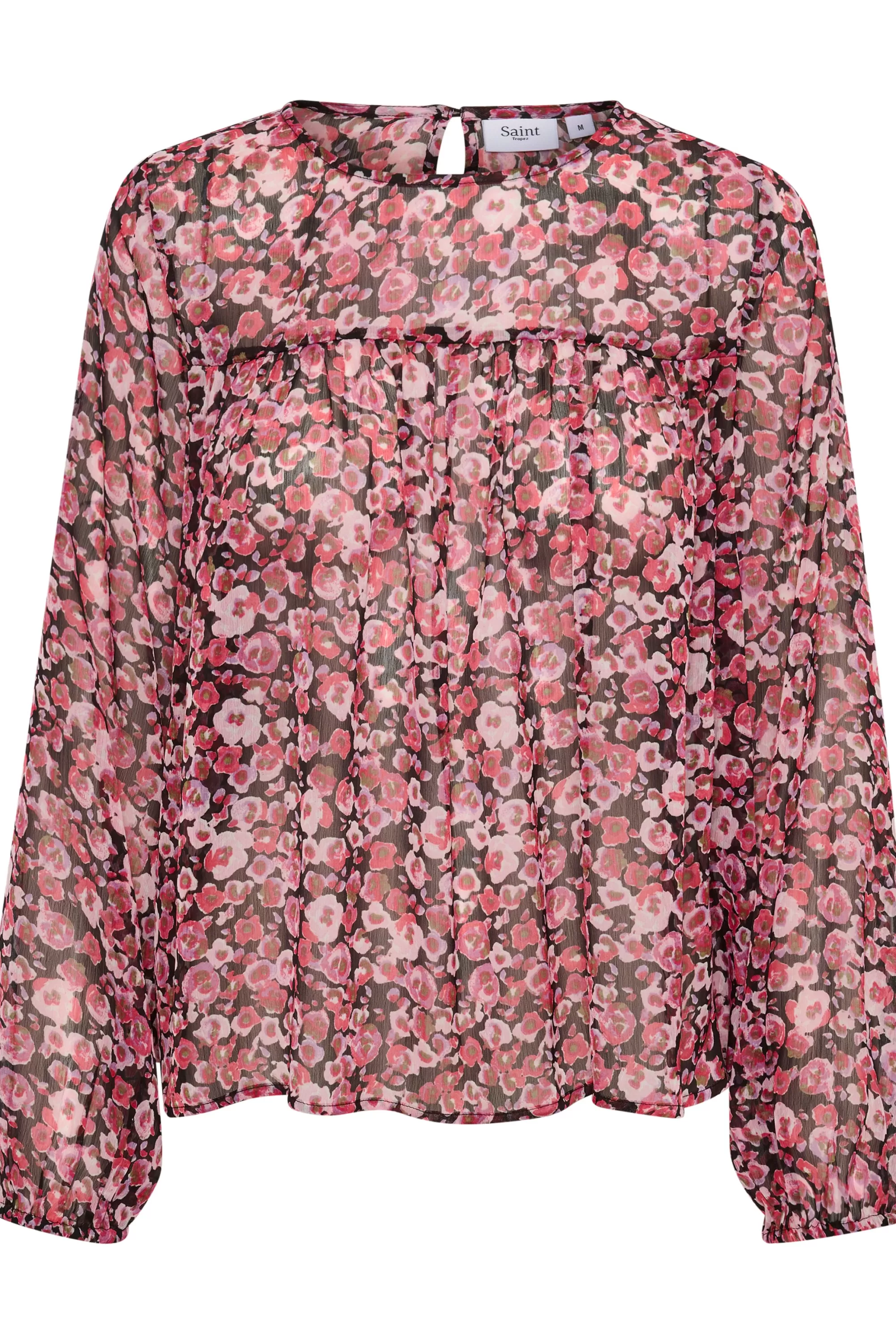 SaintTropez SalvaSZ Blus BlackB.WaterFlorals Discount