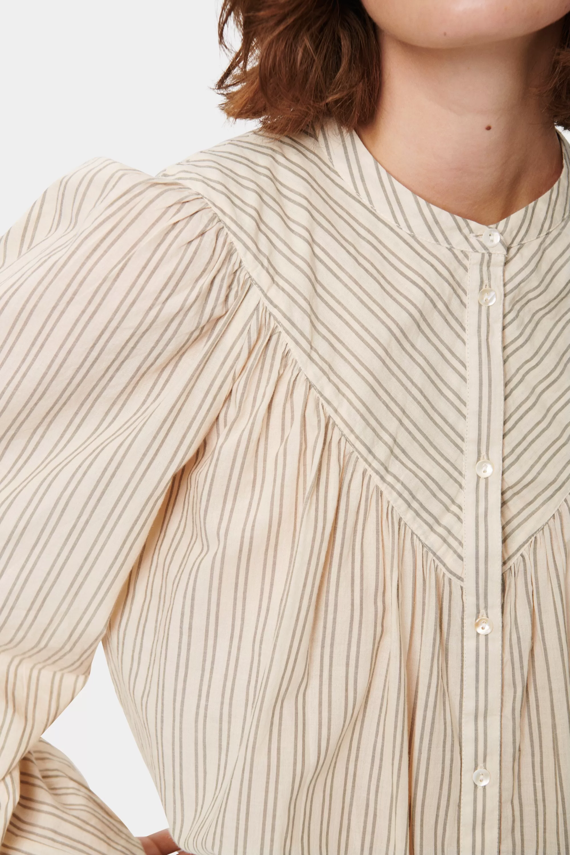 SaintTropez SerenaSZ Skjorta Creme Flash Sale
