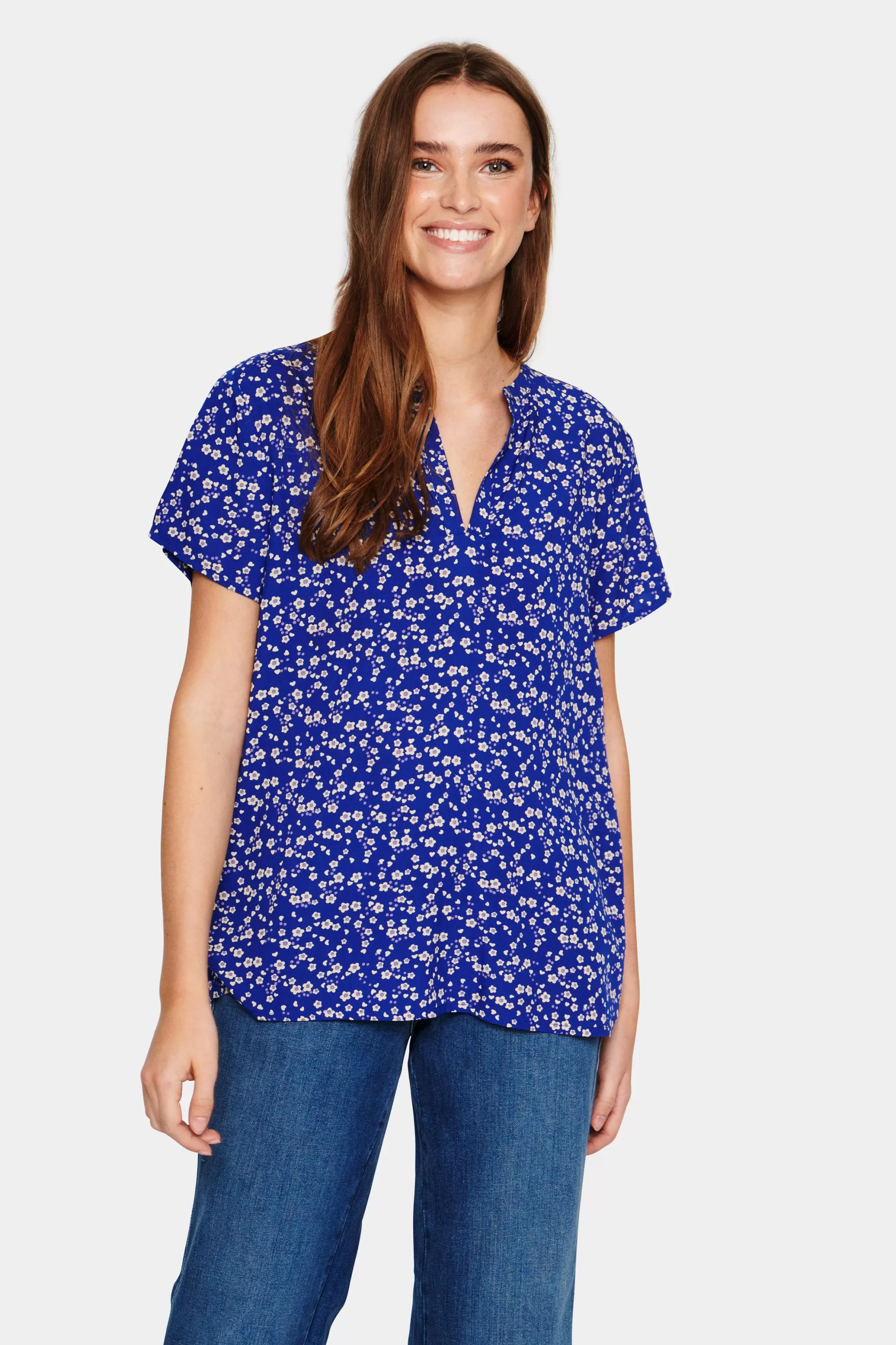 SaintTropez TateSZ Blus SurfBlueNaiveFlower Flash Sale