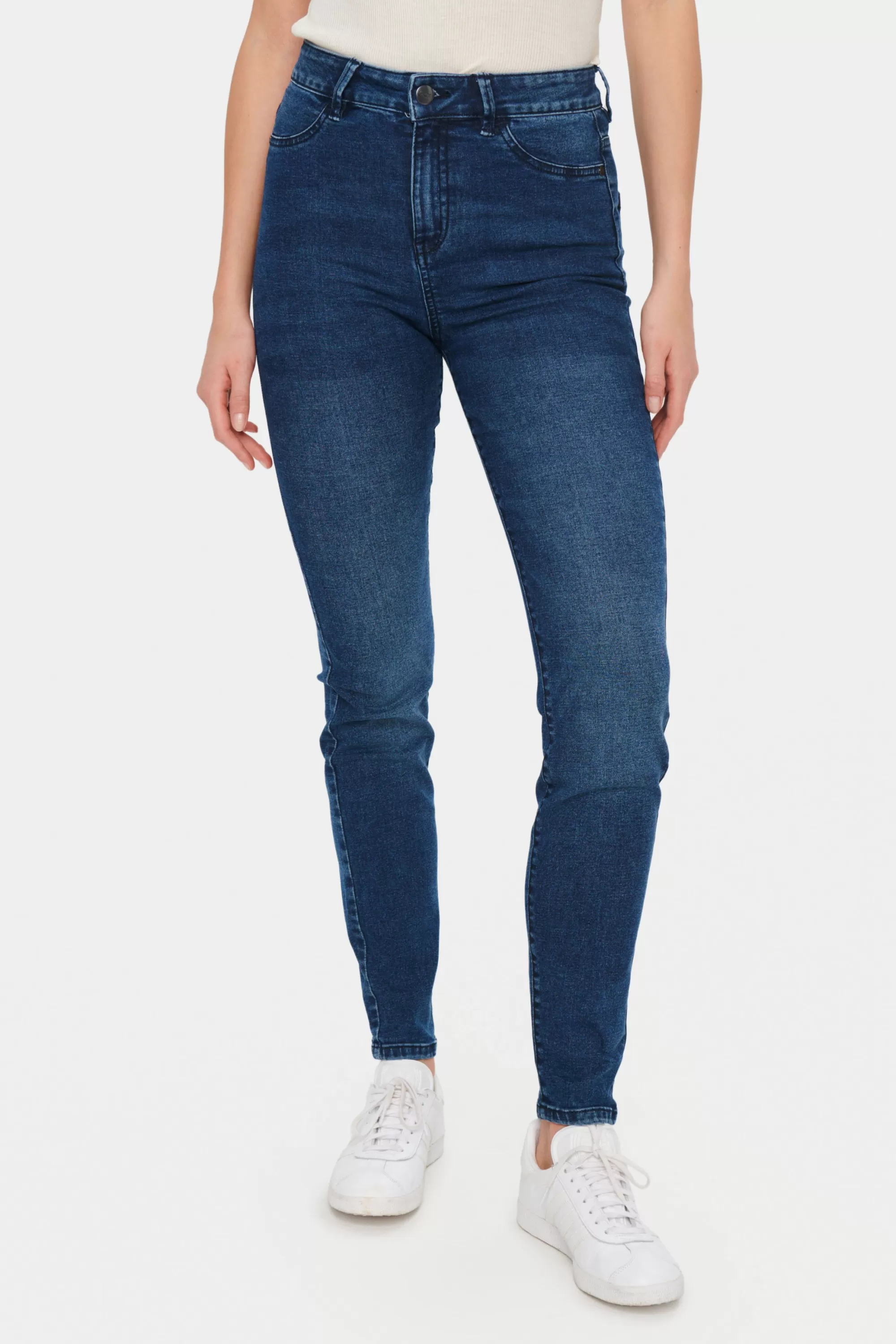 SaintTropez TinnaSZ Jeans Med.Blue Discount