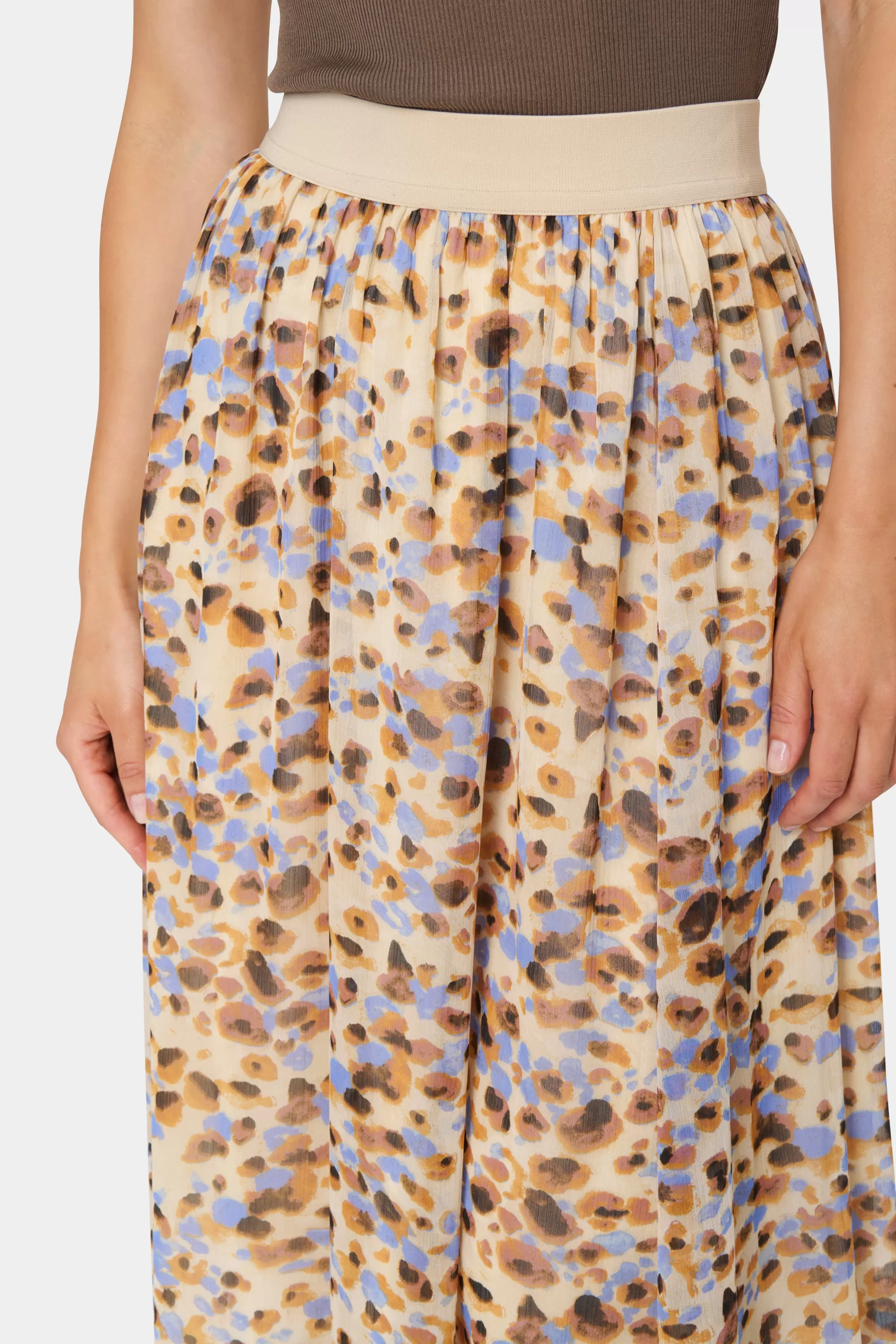SaintTropez ToralSZ Kjol BirchDotLeopard Discount